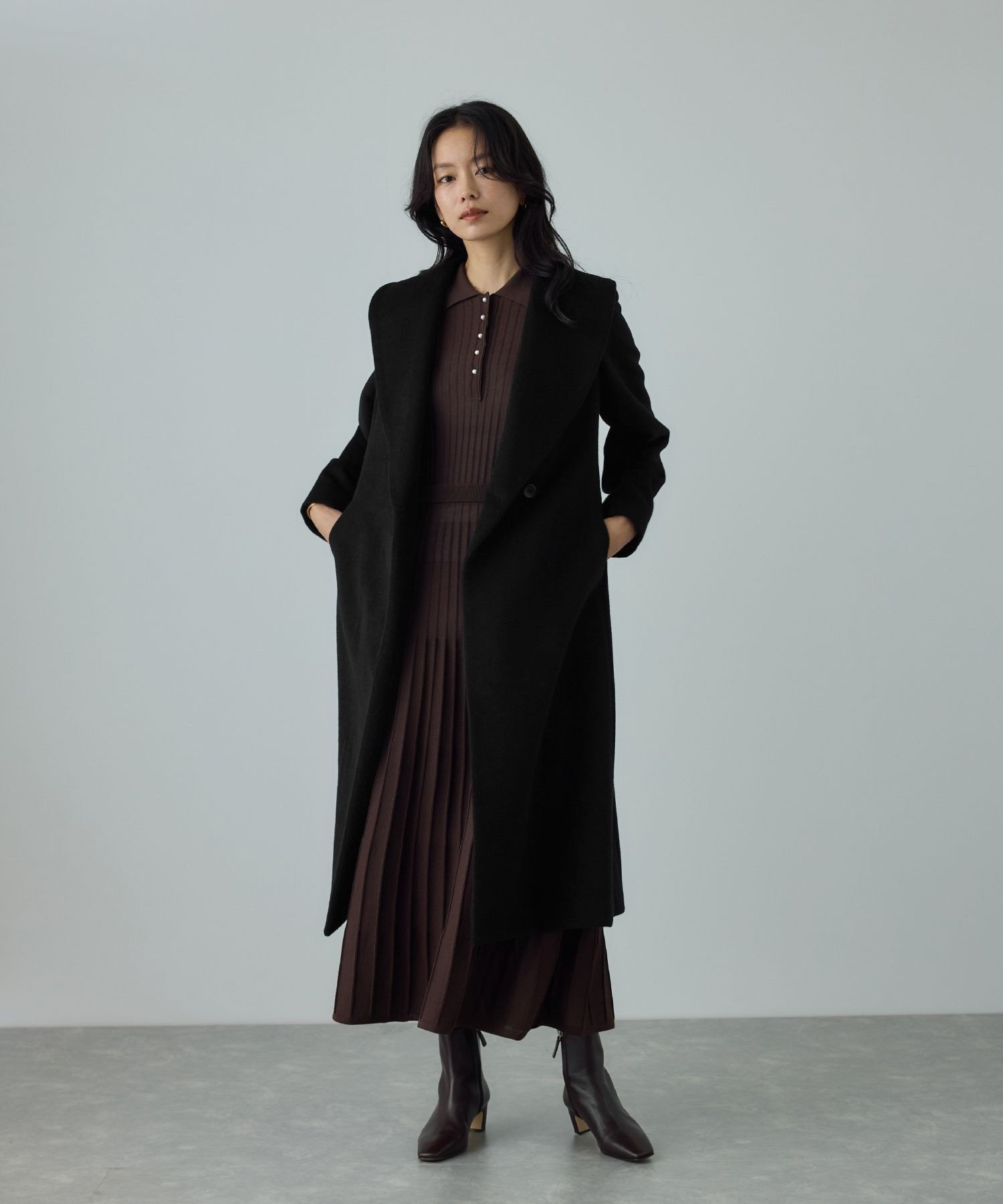 ROPE'｜プレミアムカシミヤ ショールカラーコート【25AW】 | Rakuten