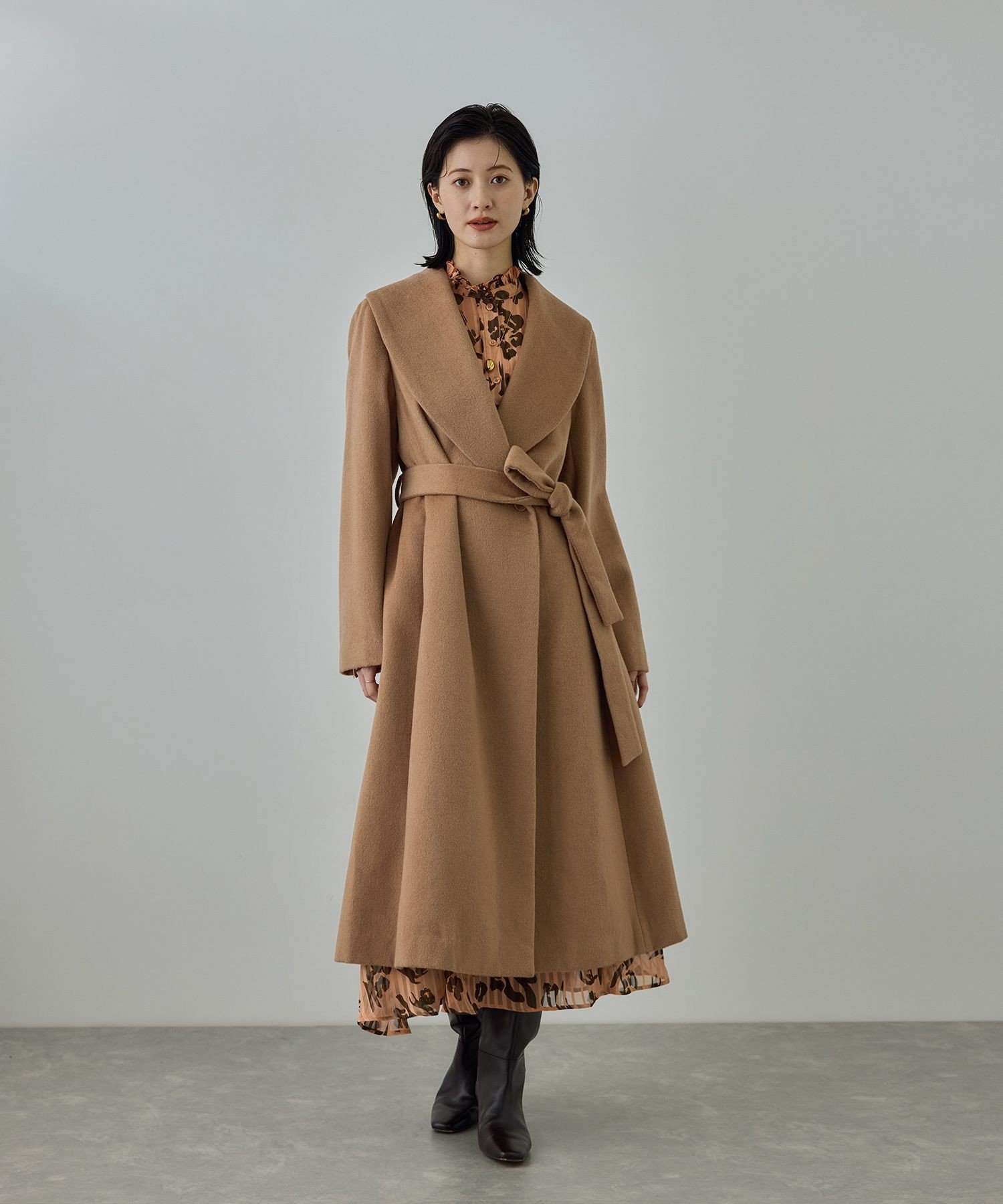 ROPE'｜プレミアムカシミヤ ショールカラーコート【25AW】 | Rakuten