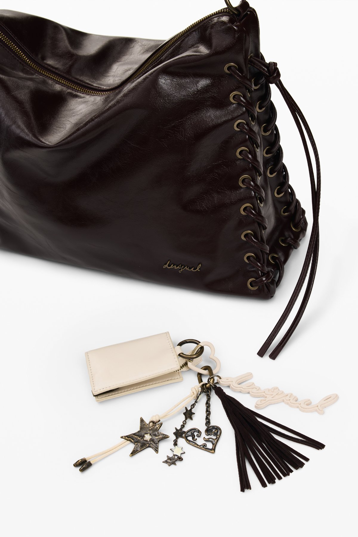 Desigual｜フェイクレザーレースアップバッグ | Rakuten Fashion(楽天