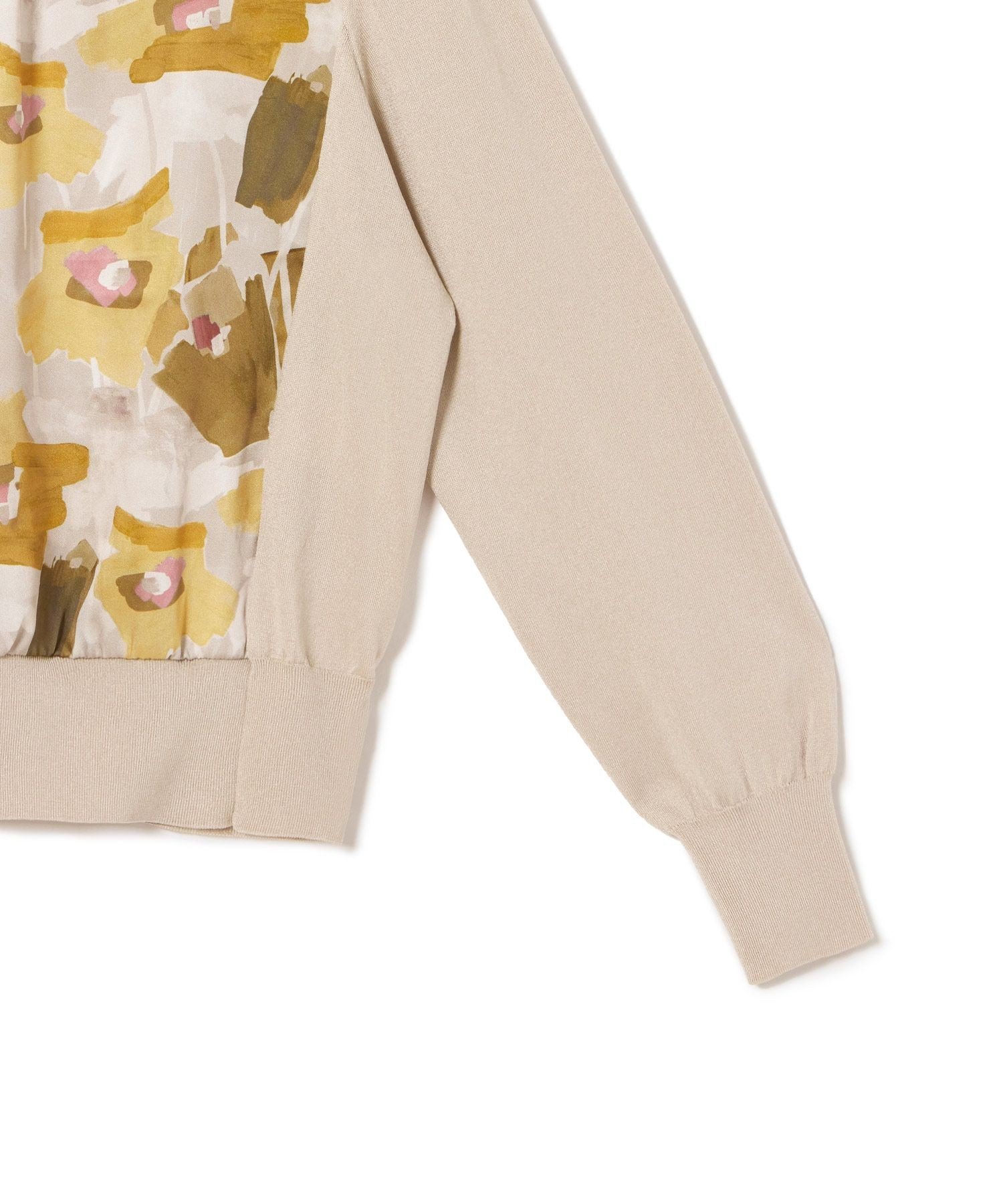 ANAYI｜ペイントフラワープリントクルーネック プルオーバー | Rakuten