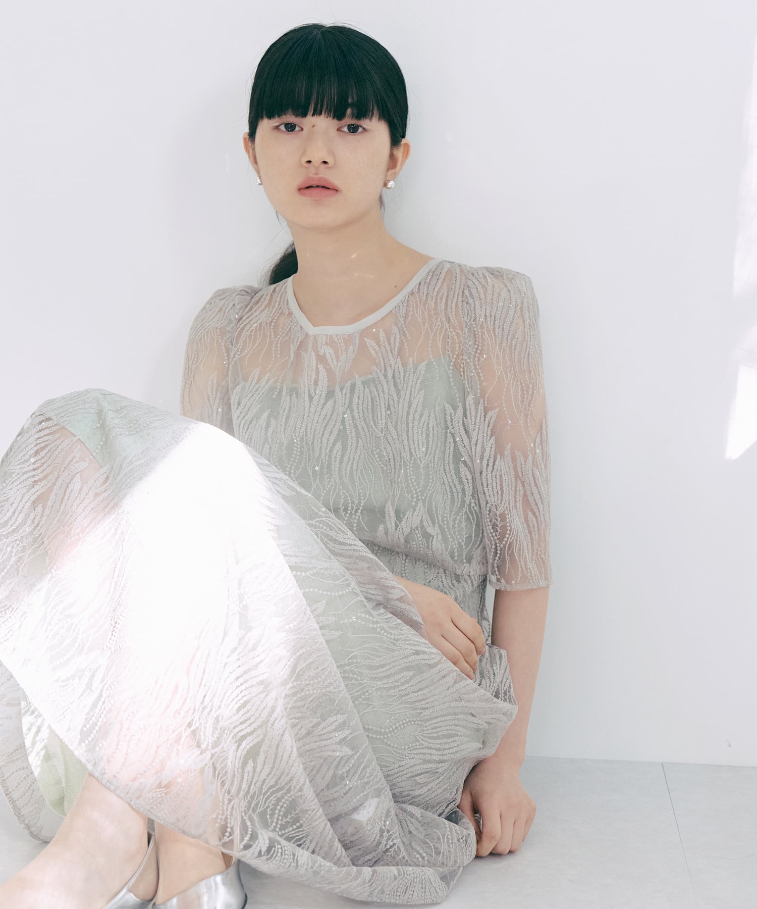 kaene｜スパンコールアネモネドレス | Rakuten Fashion(楽天