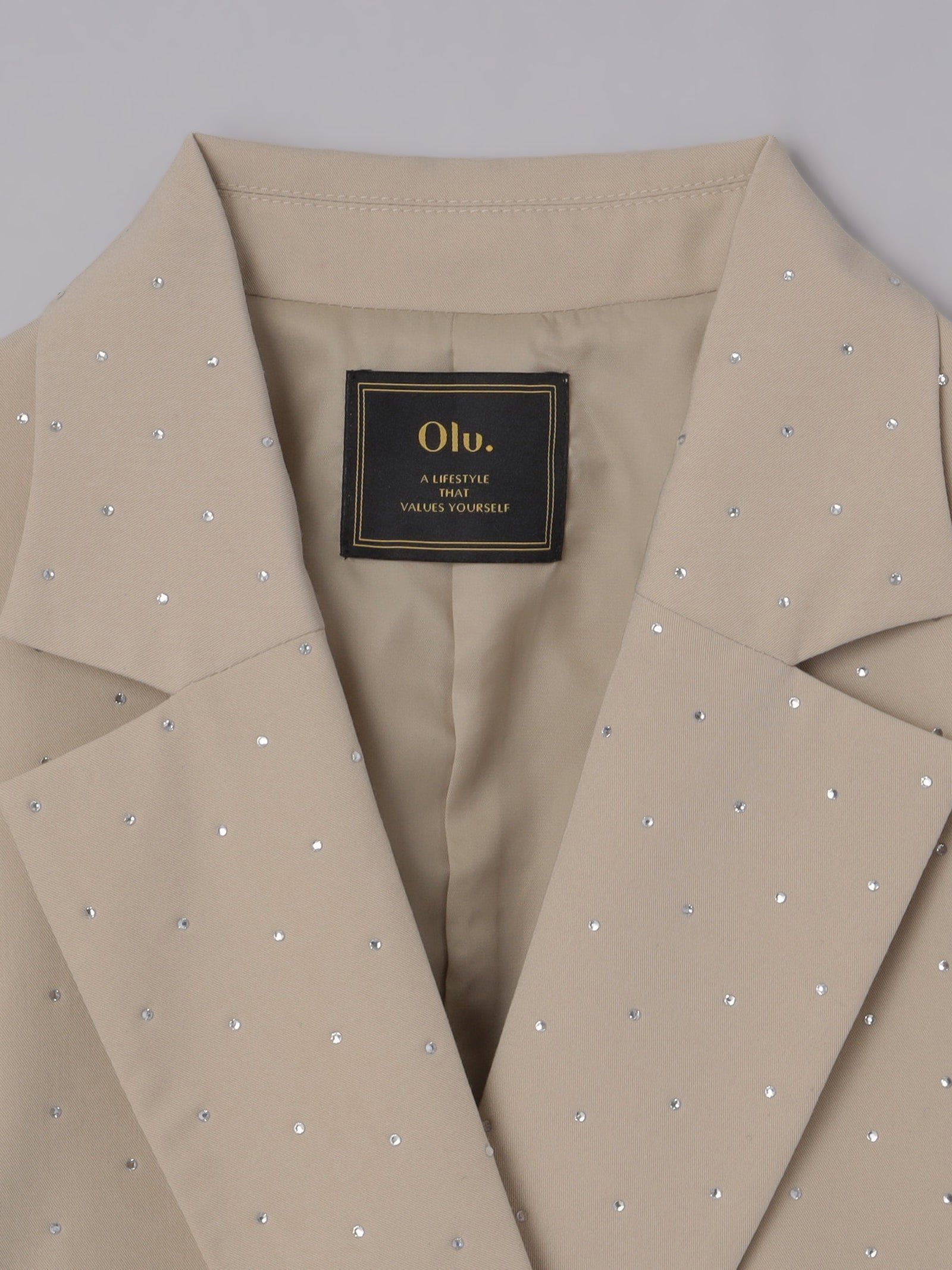 Olu.｜ラインストーンジャケット | Rakuten Fashion(楽天ファッション