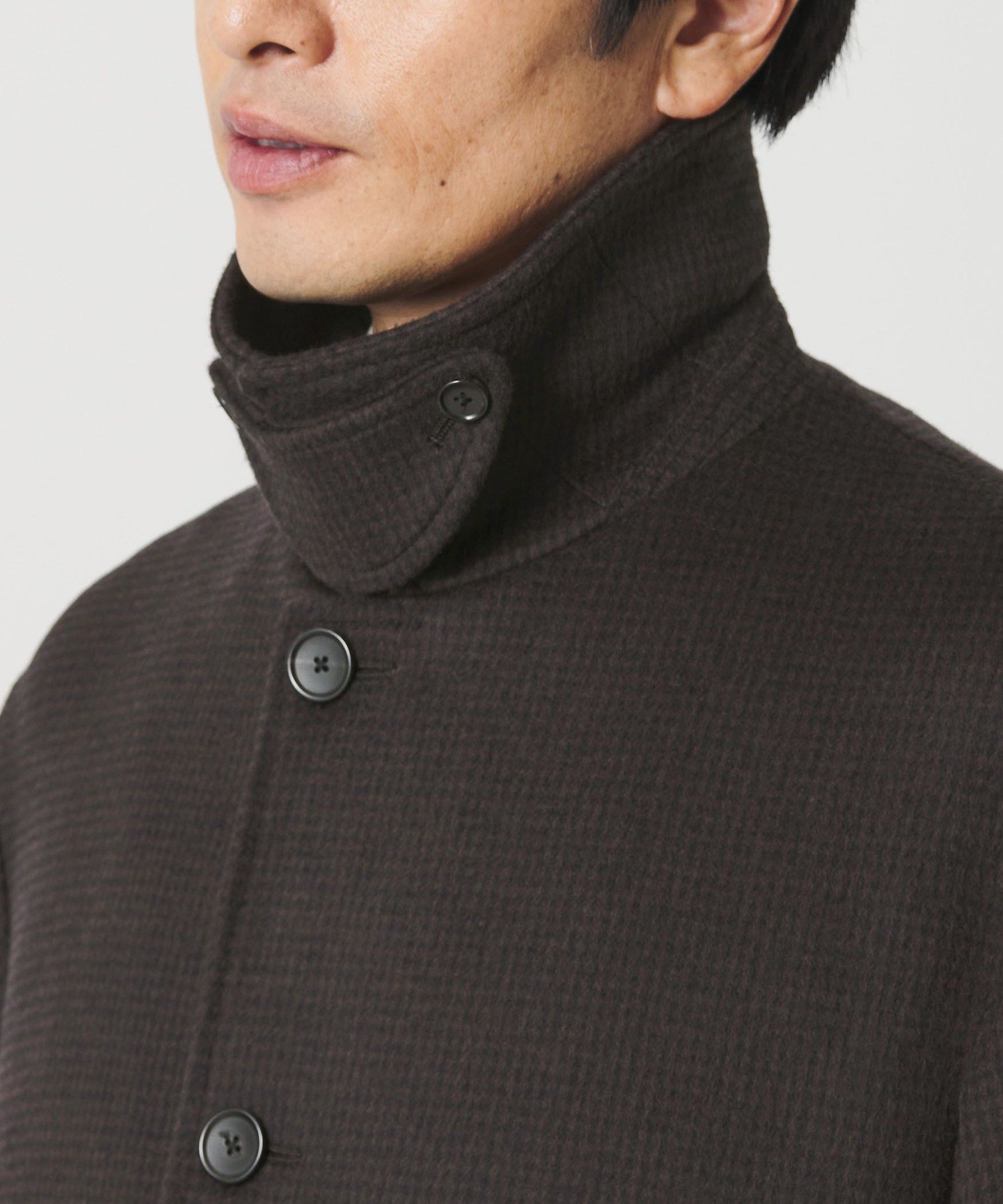 BEAUTY&YOUTH UNITED ARROWS｜120S メルトン チェック バルカラー