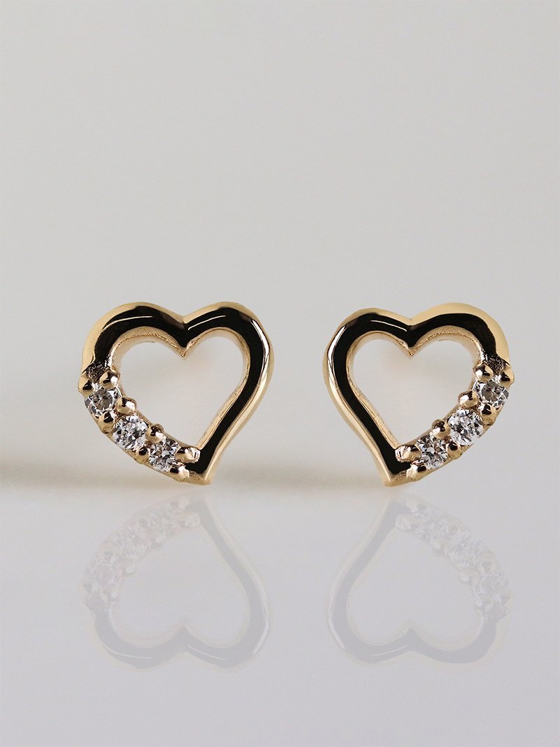 cui-cui｜ダイヤモンド スター ピアス | K10YG | Rakuten Fashion(楽天