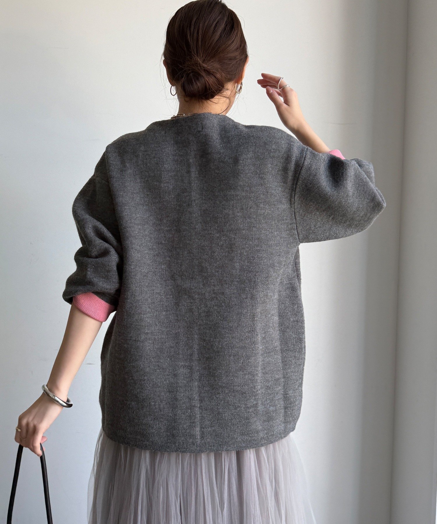 DOUDOU｜【完売カラー再追加!/WEB限定】ダブルフェイスニットショート