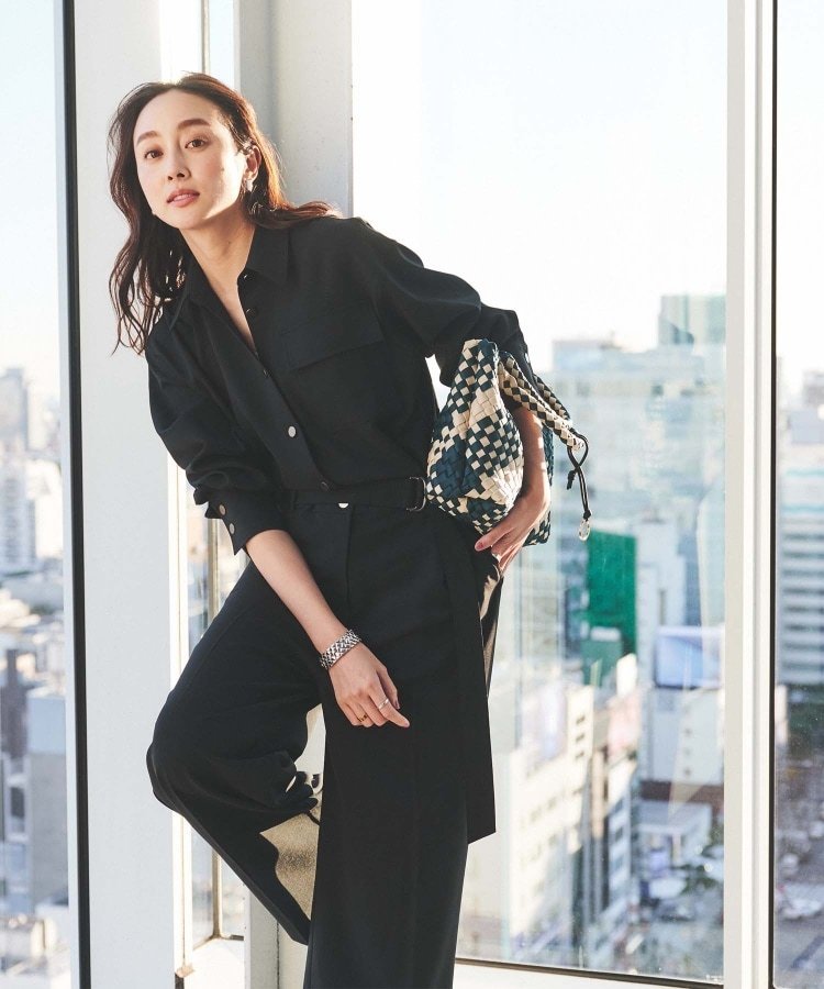 UNTITLED｜【朝比奈 彩*Oggi*UNTITLED スペシャルコラボ】シャツカラー