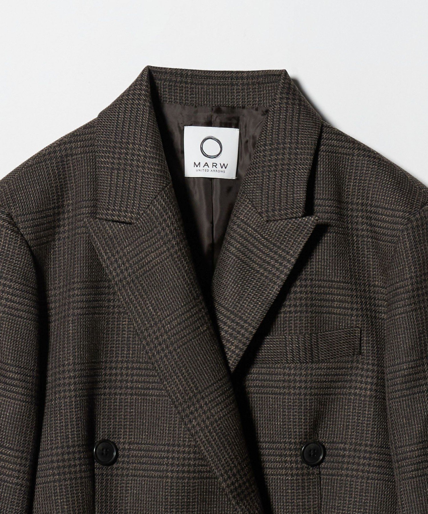 MARW UNITED ARROWSオーバー ダブル ジャケット　ダークグレー MARW UNITED ARROWS＞オーバー ダブル ジャケット（テーラード