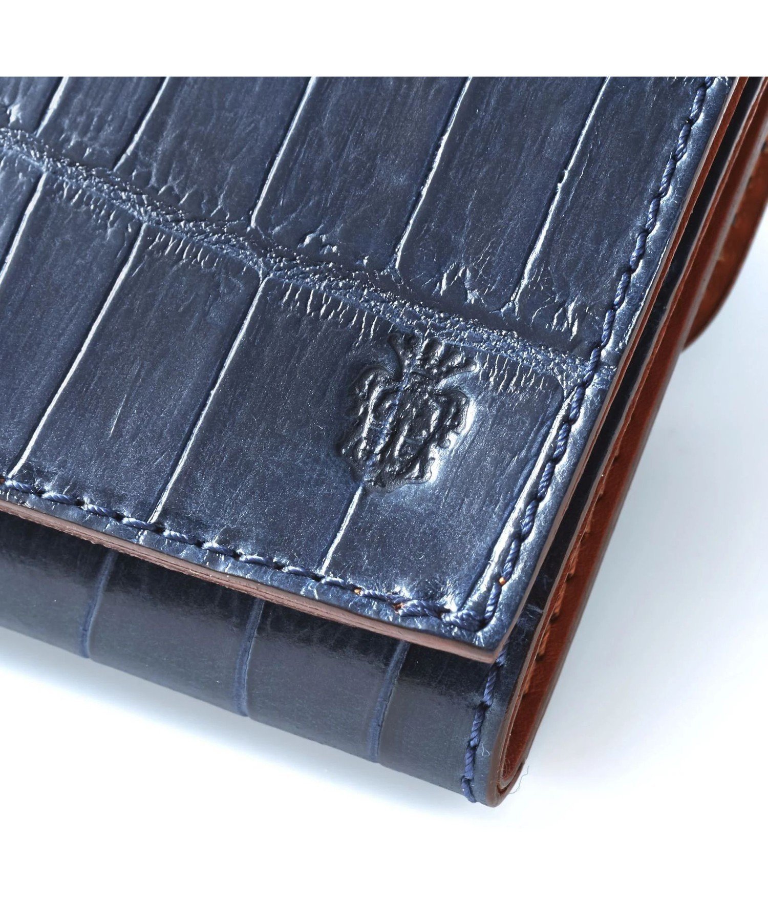 Felisi｜クロコ型押し レザーミニ財布 三つ折り 969/SA | Rakuten