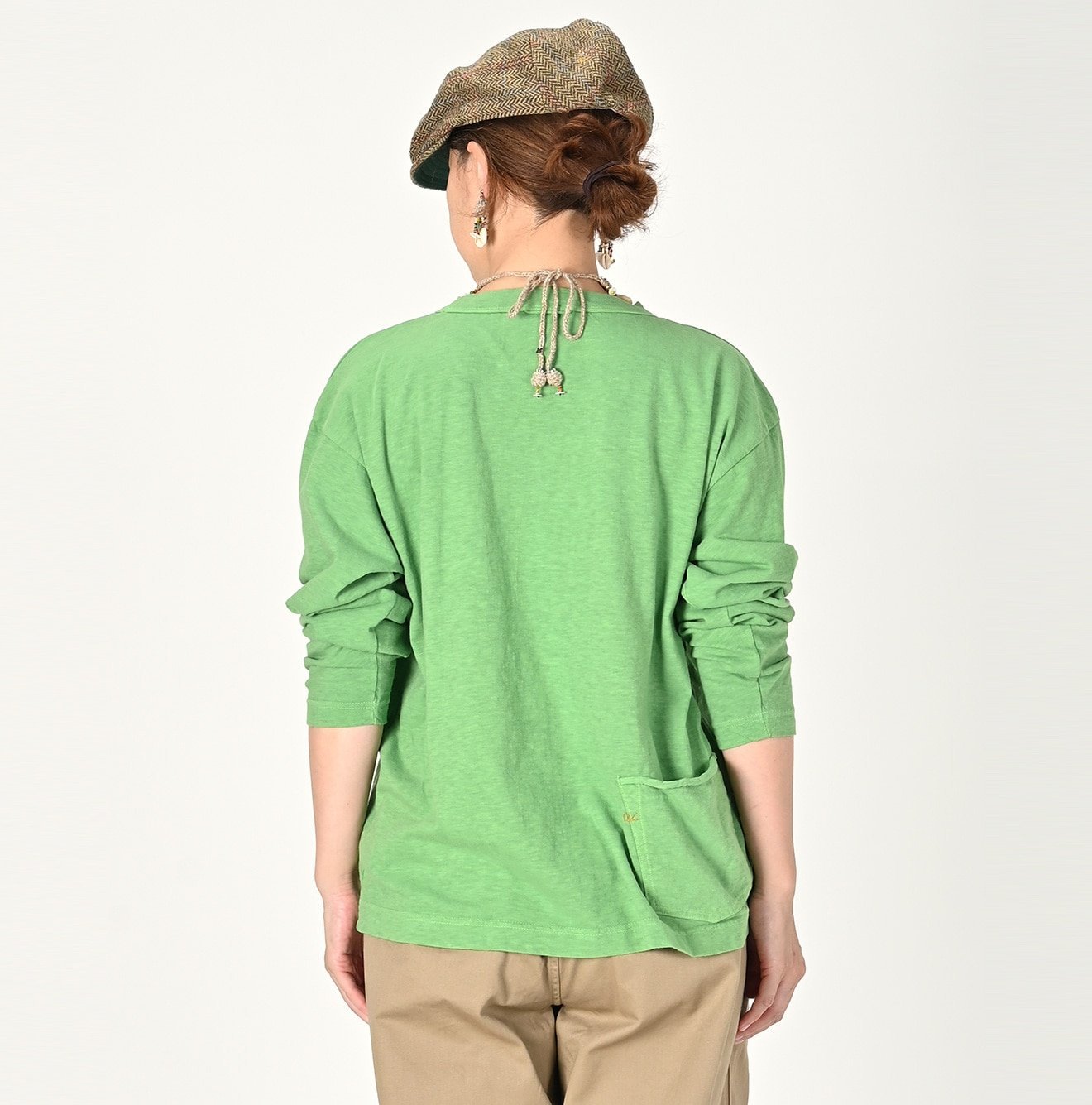 45R｜天竺の908オーシャン長袖Tシャツ(草木染め) | Rakuten Fashion