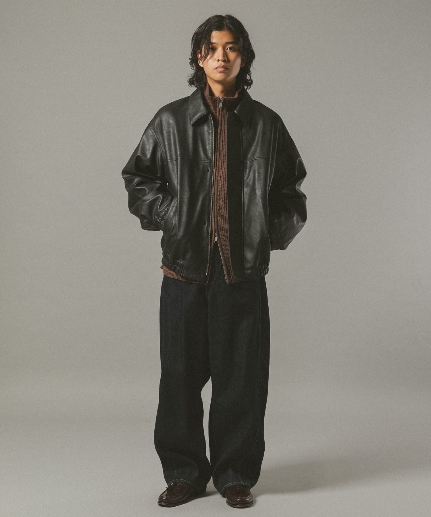 RAGEBLUE｜シンセティックレザーブルゾン | Rakuten Fashion(楽天