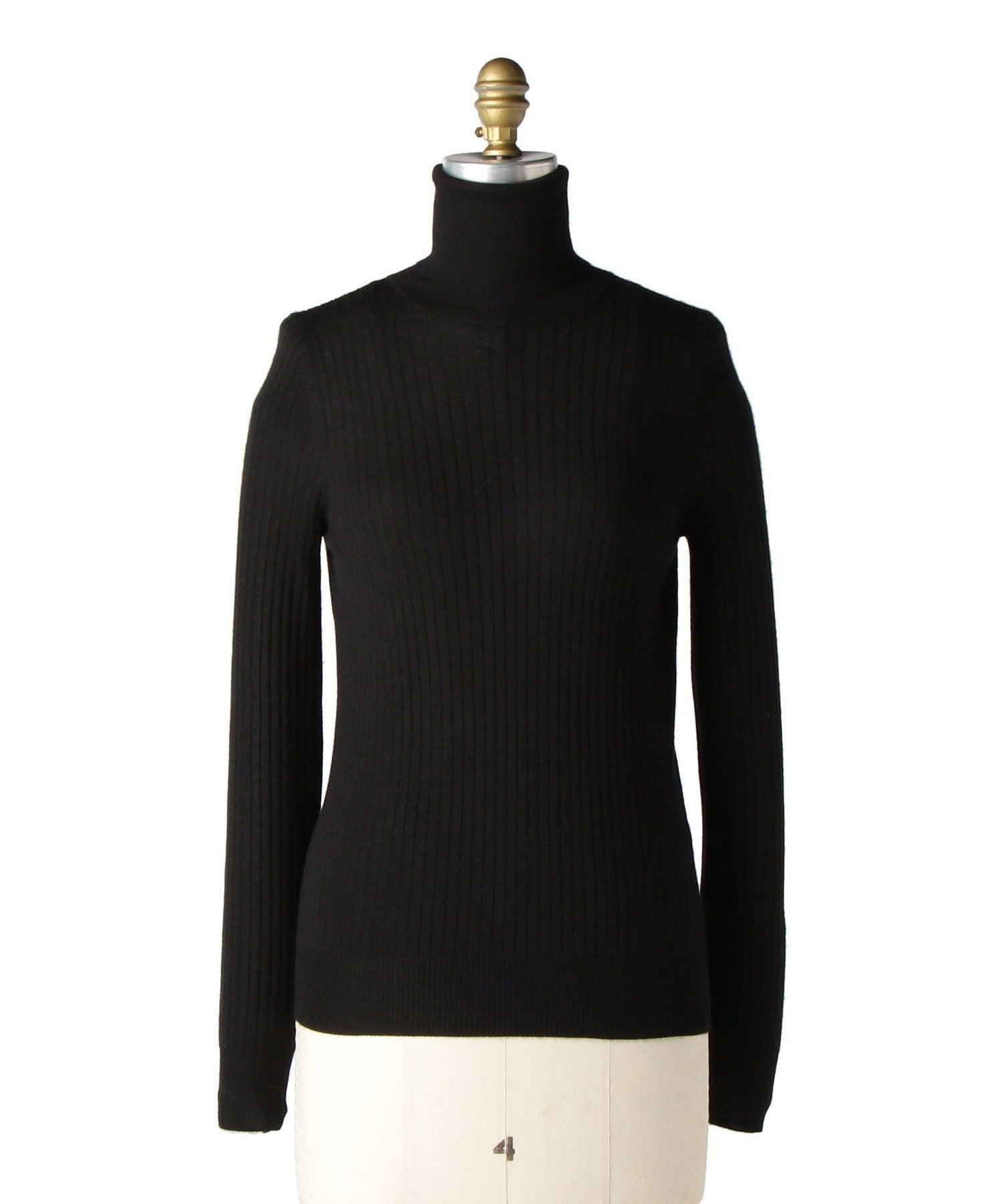 Drawer｜18G カシミヤシルクリブタートルニット | Rakuten Fashion