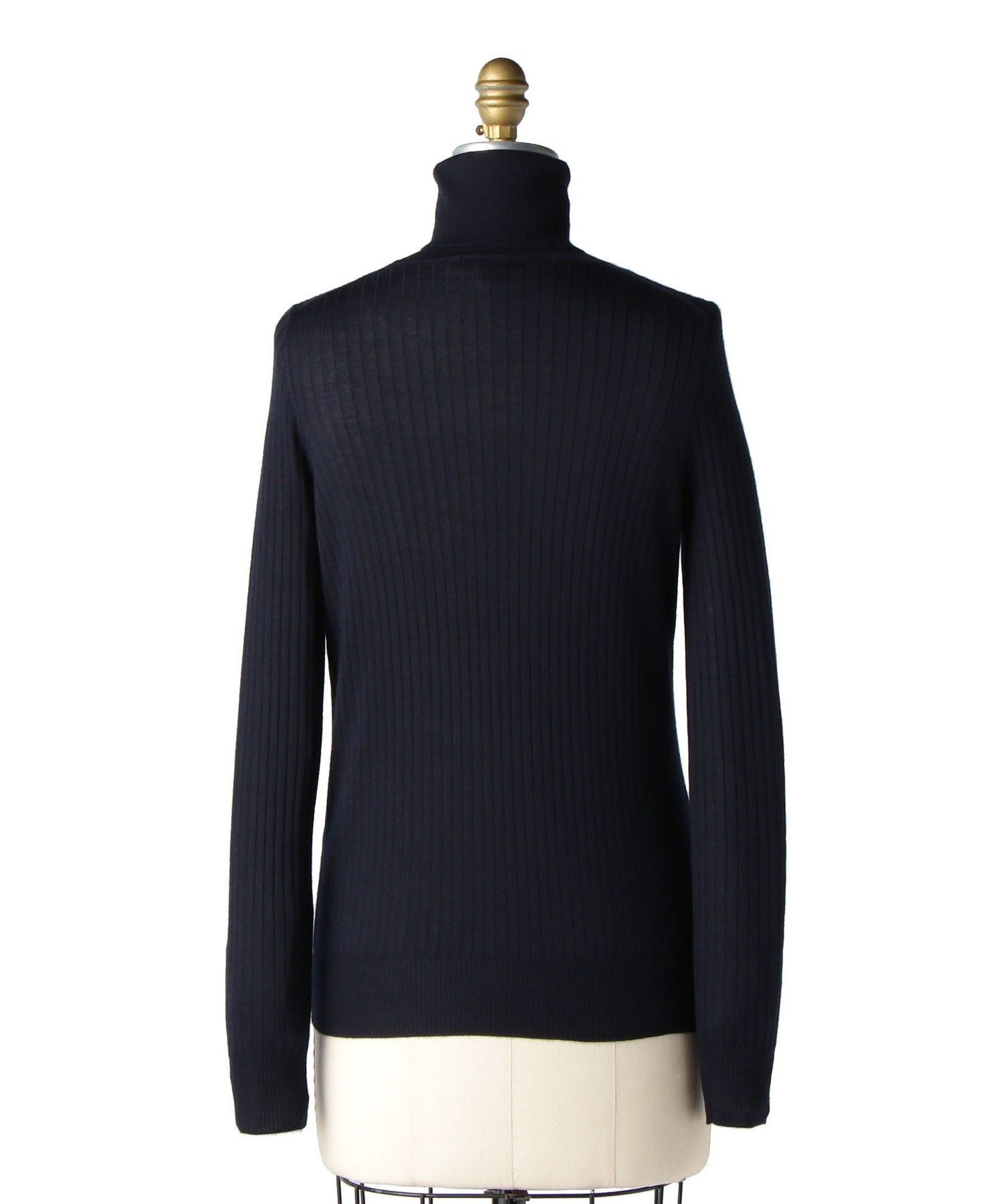 Drawer｜18G カシミヤシルクリブタートルニット | Rakuten Fashion