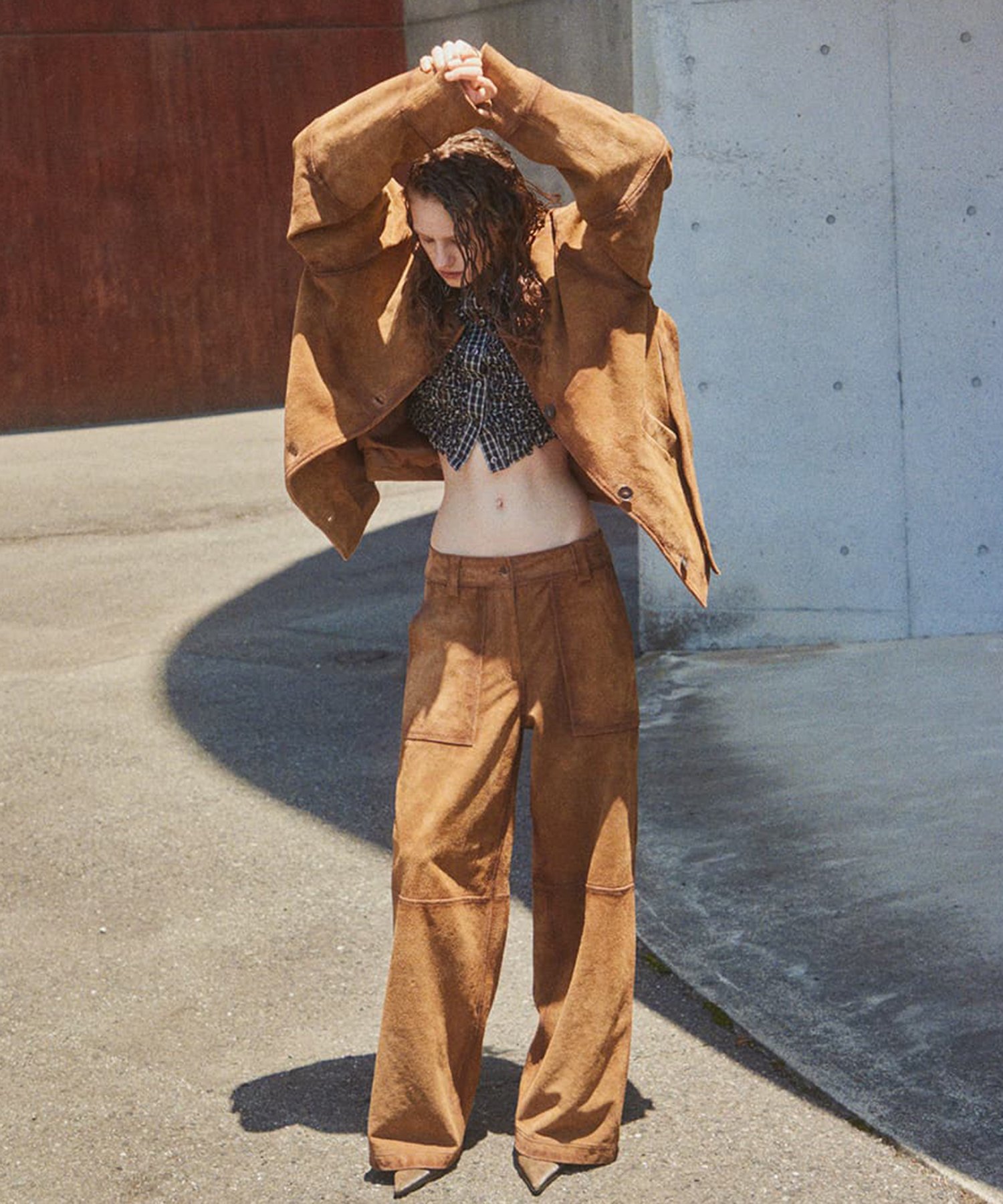 MAISON SPECIAL｜Real Suede Oversized Shirt | Rakuten Fashion(楽天