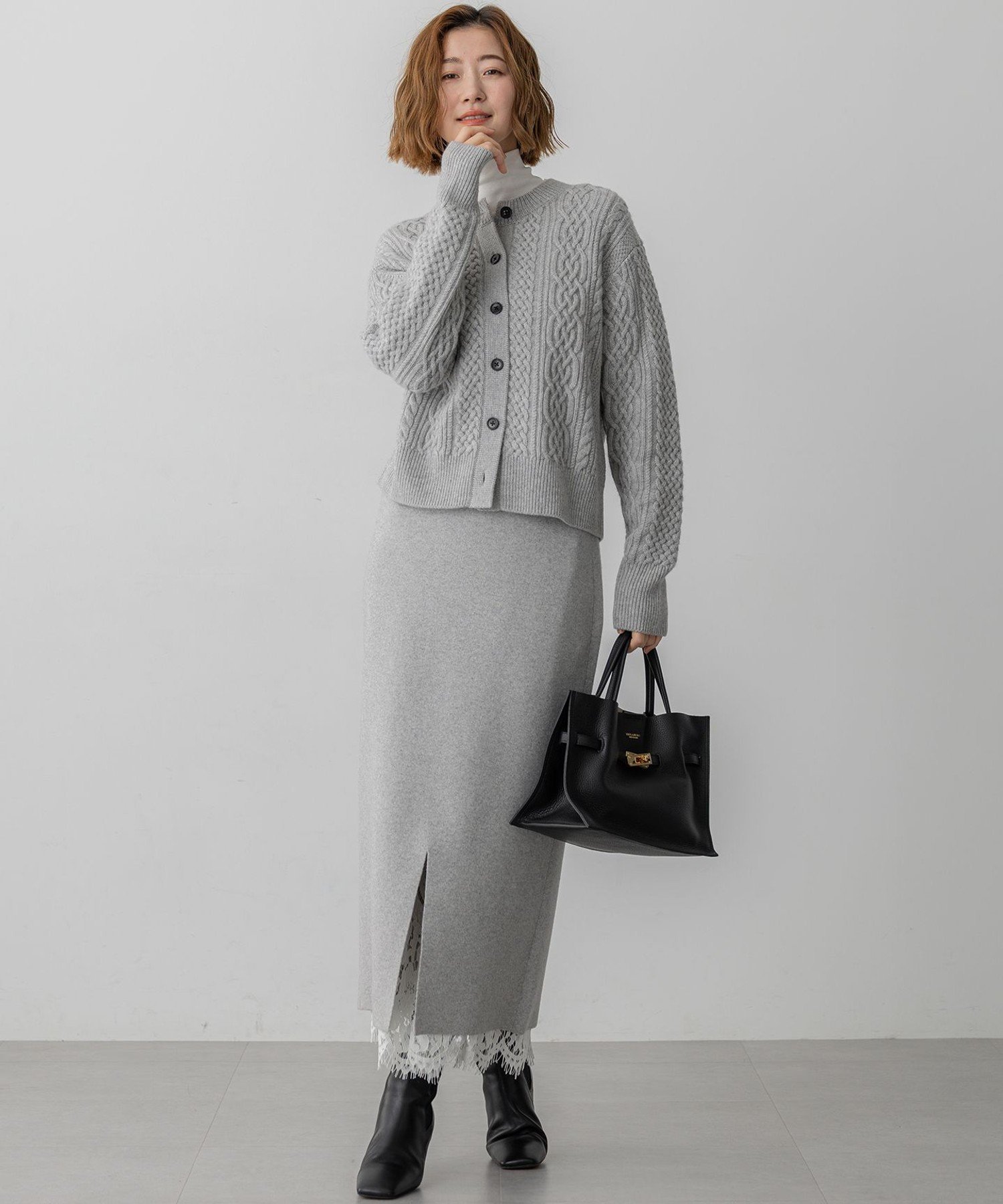 23区｜【LEE10月号掲載/洗える】レースコンビ ペチコート スカート