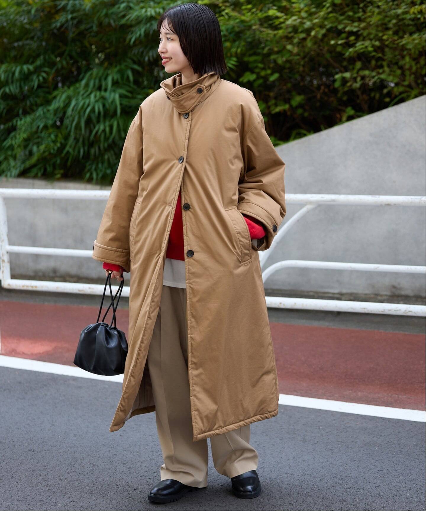 SLOBE IENA｜撥水中綿ステンカラーコート | Rakuten Fashion(楽天