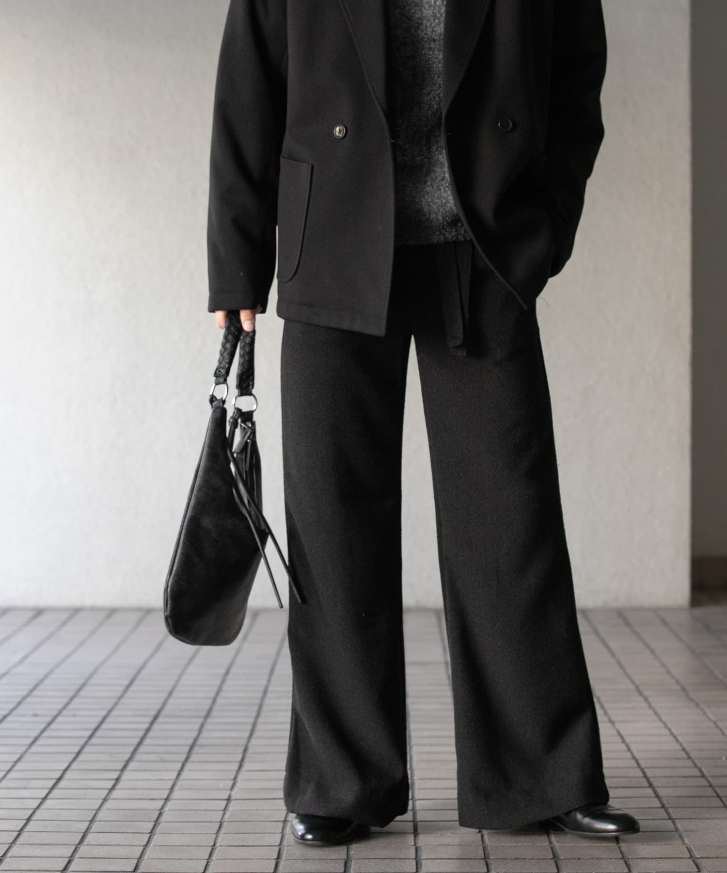 SENSE OF PLACE｜『わたべ×SOP』『セットアップ対応』ツイードワイド