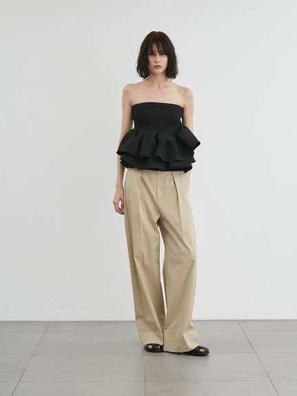 styling/｜ラッフルニットベアトップ | Rakuten Fashion(楽天