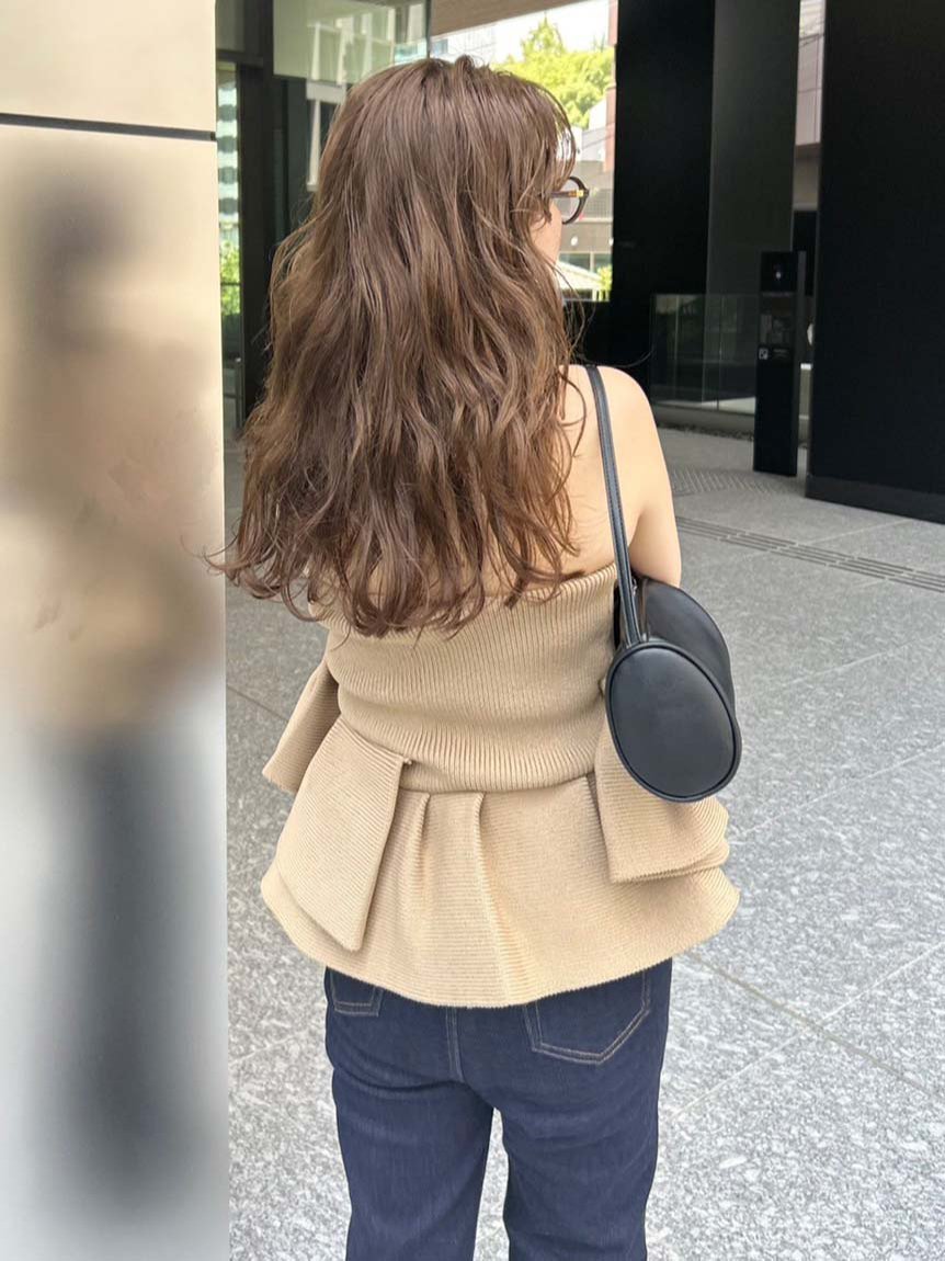 styling/｜ラッフルニットベアトップ | Rakuten Fashion(楽天