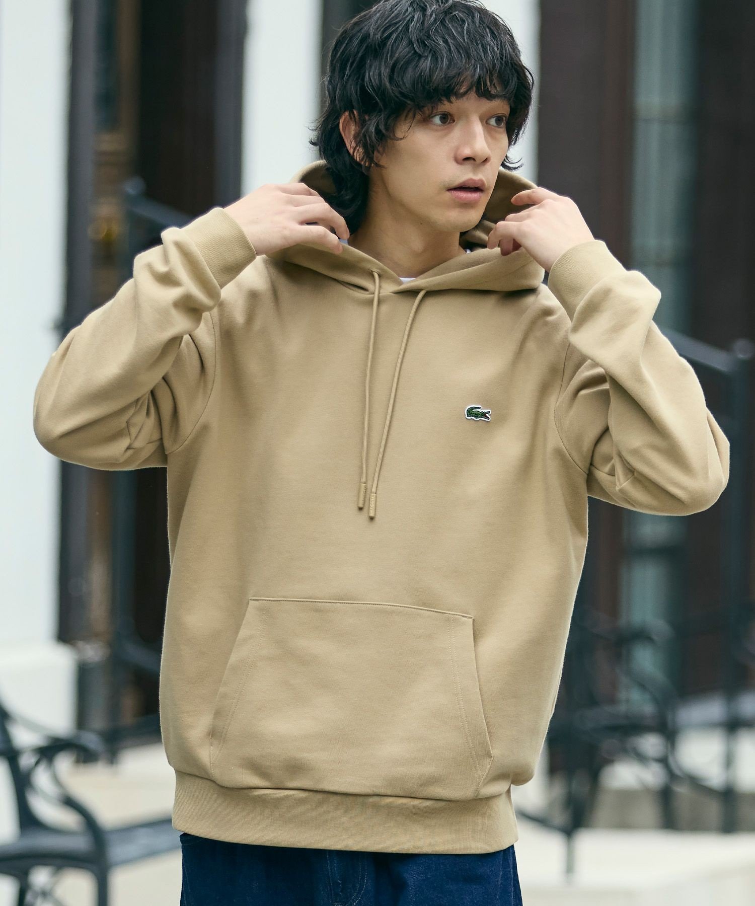 LACOSTE｜エッセンシャルスウェットフーディー / パーカー | Rakuten