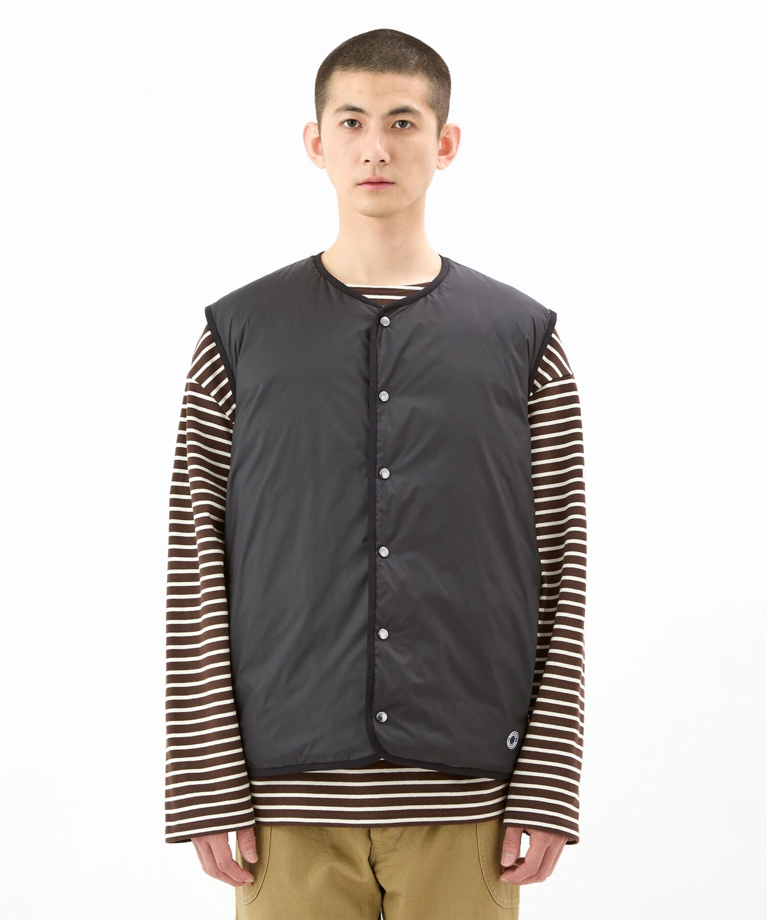 Bshop｜ORCIVAL | ポリエステルタフタ インナーダウン ベスト MEN