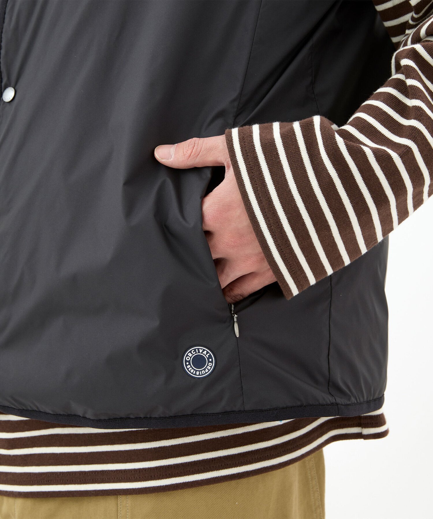 Bshop｜ORCIVAL | ポリエステルタフタ インナーダウン ベスト MEN