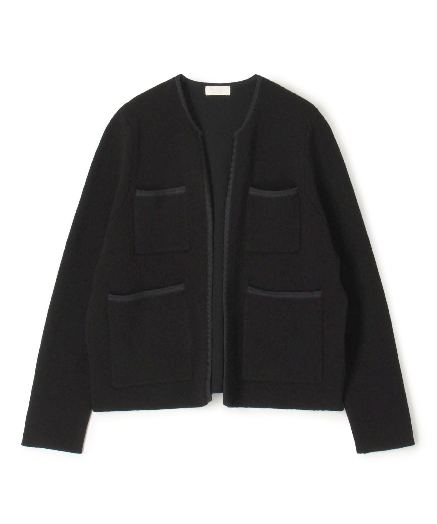 TOMORROWLAND｜ウールナイロンブークレー フロントオープン