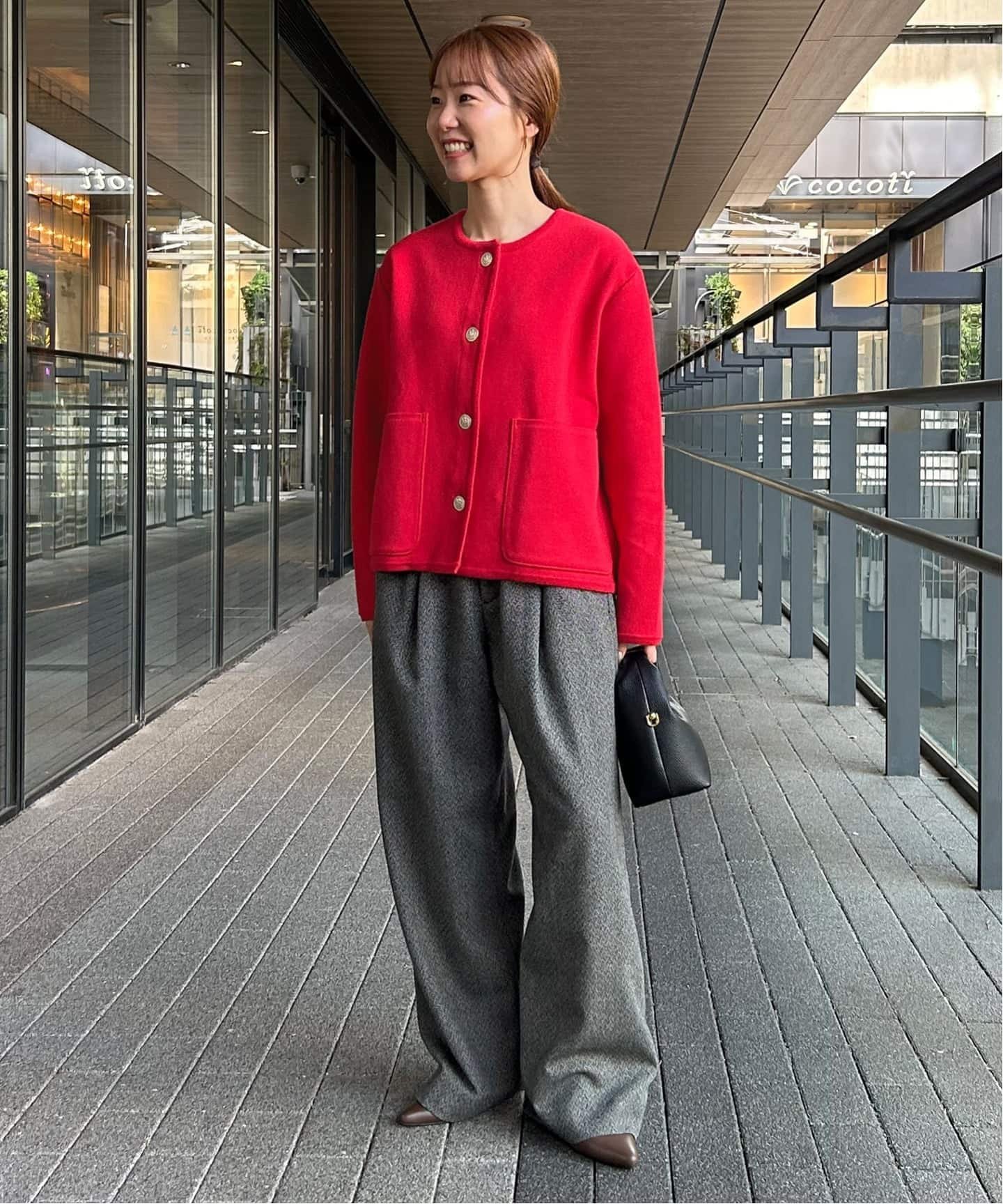 SLOBE IENA｜《一部WEB・店舗限定カラーあり》ダブルフェイスニット