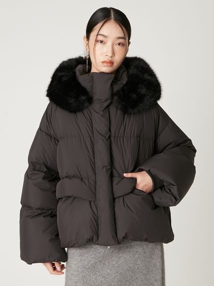 FRAY I.D｜フードファーショートダウンコート | Rakuten Fashion(楽天
