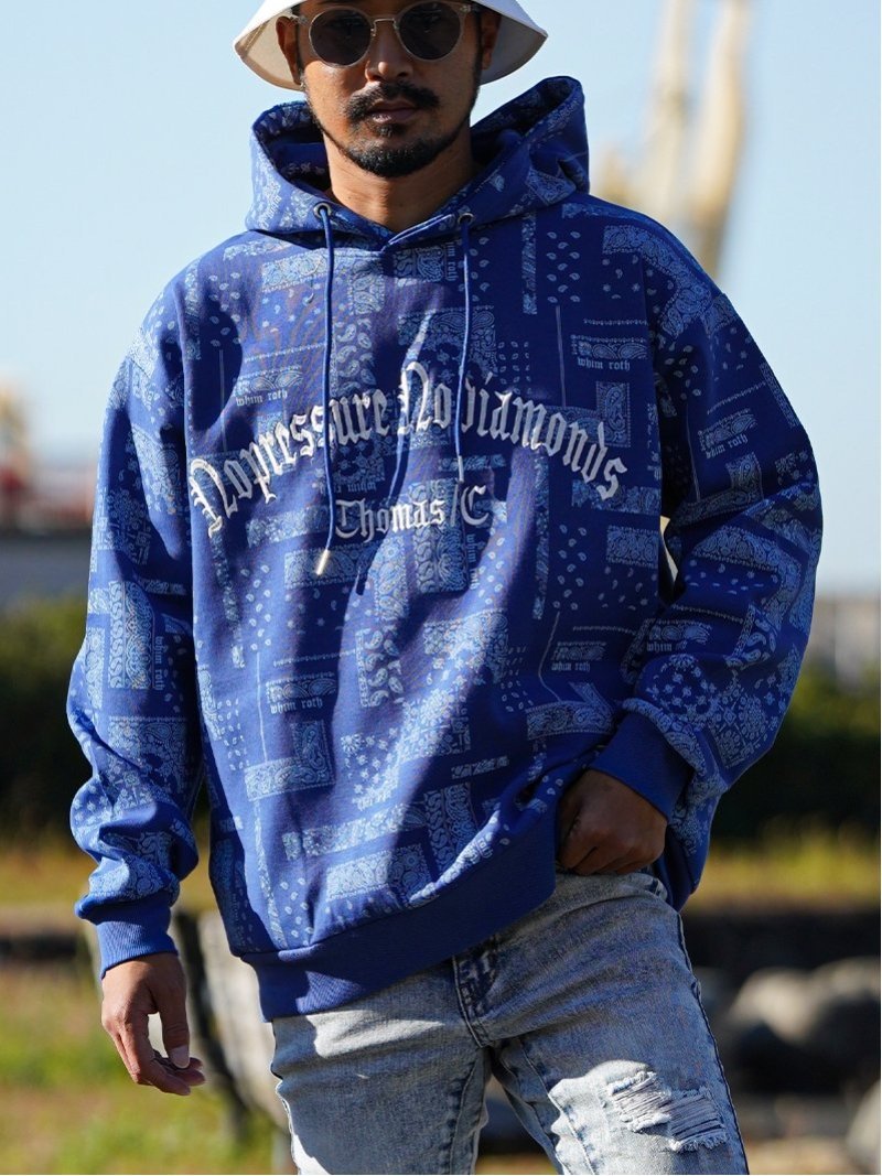 adamsJUGGLER｜WHIM ROTH/(M)W/R Paisley Hoodie | Rakuten Fashion