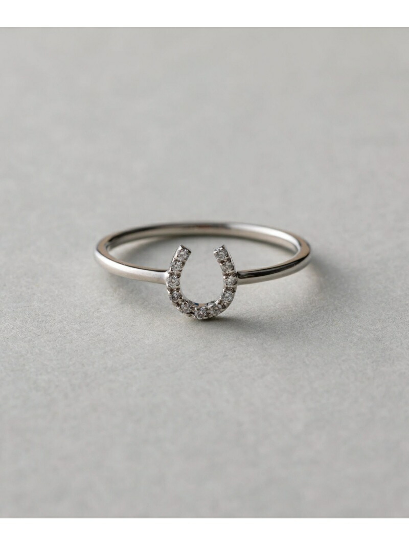 ete｜K10YG ダイヤモンド ホースシュー リング | Rakuten Fashion(楽天