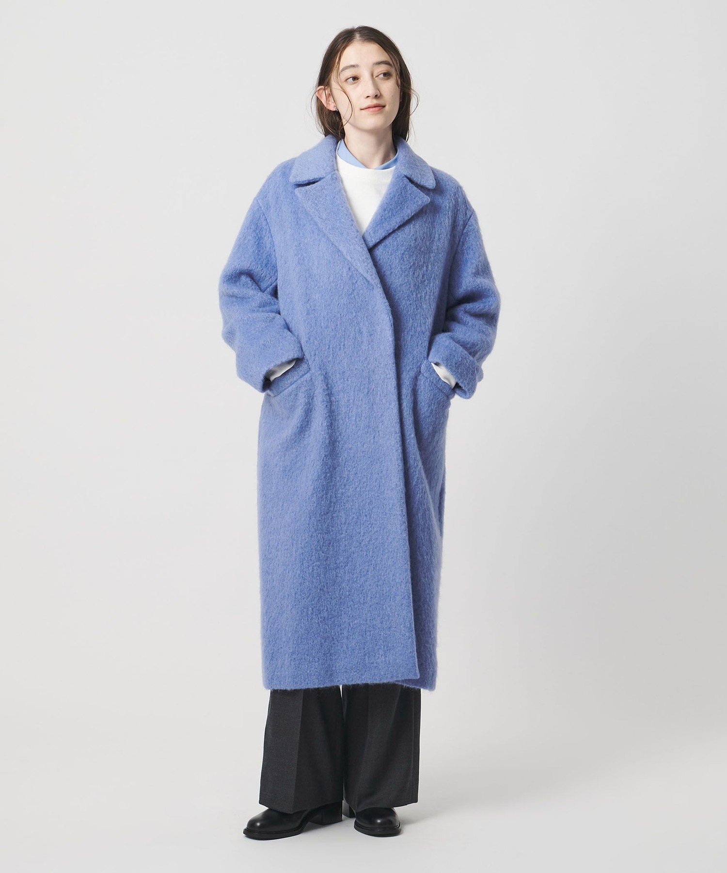 UNITED ARROWS｜シャギー ビッグ テーラード コート | Rakuten Fashion