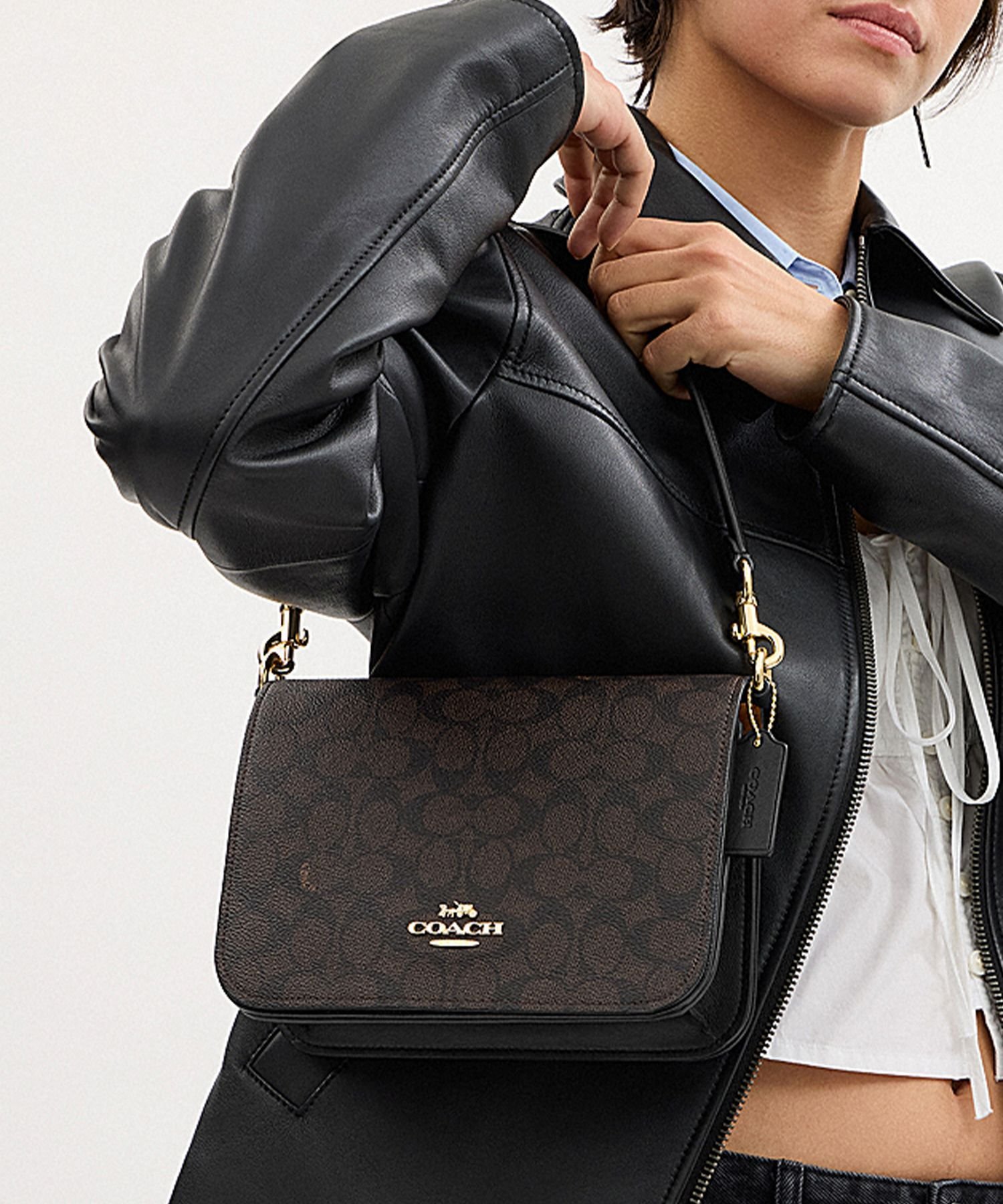 COACH OUTLET｜【公式】クイン バッグ・シグネチャー キャンバス