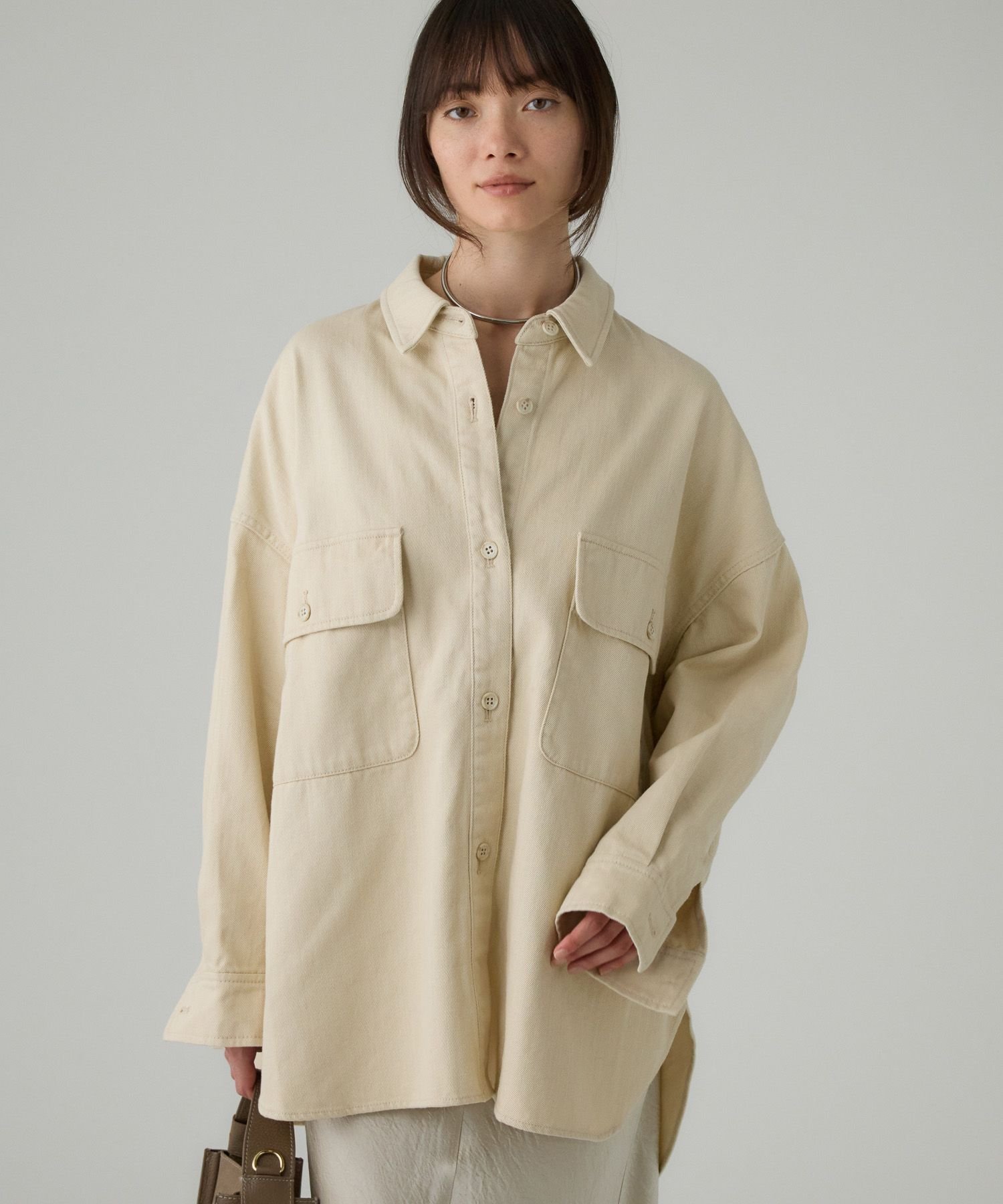 BABYLONE｜デニムビッグシャツ | Rakuten Fashion(楽天ファッション