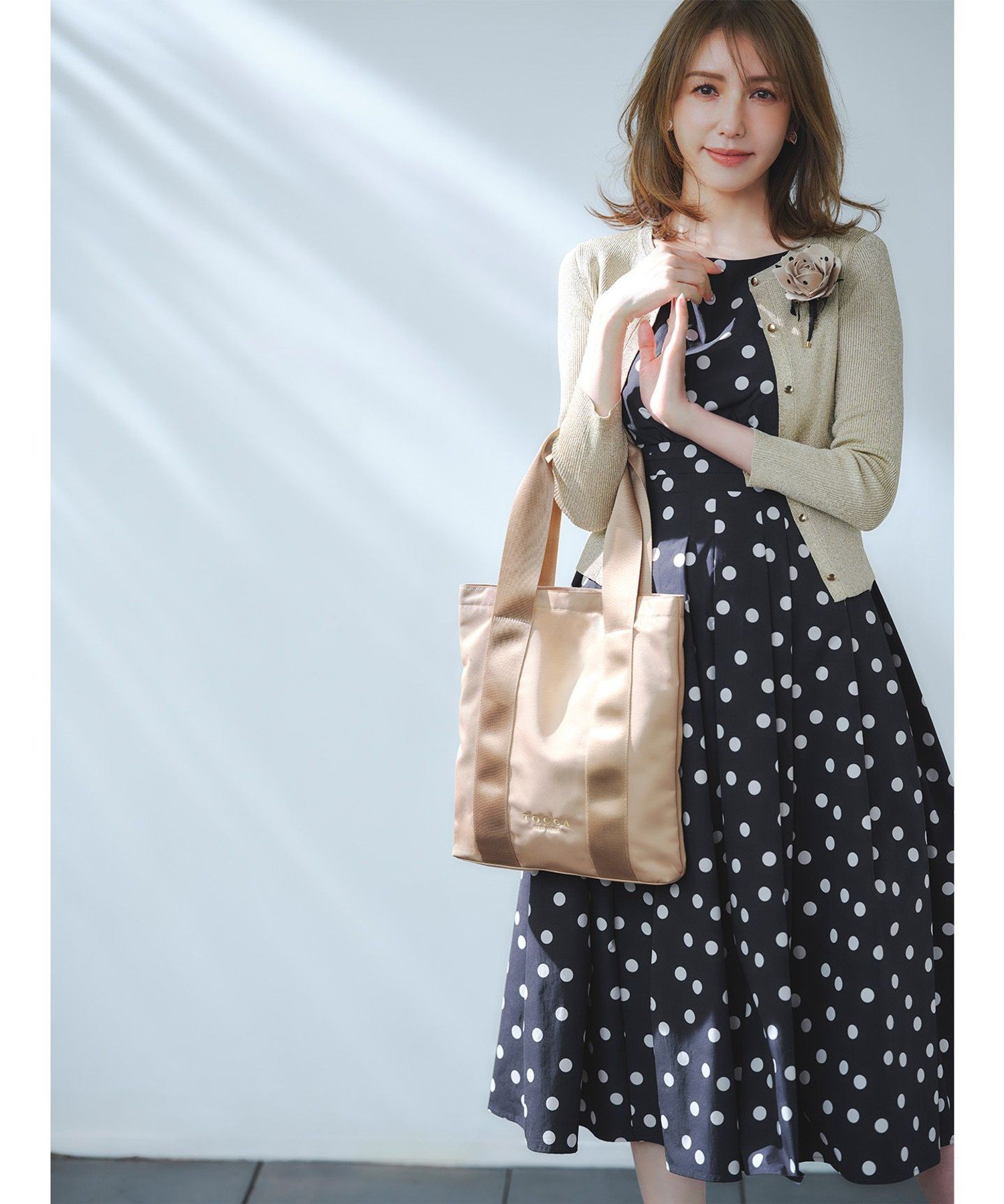 TOCCA｜【再入荷!sweet掲載】【消臭】POLKA RAIN ドット柄ドレス