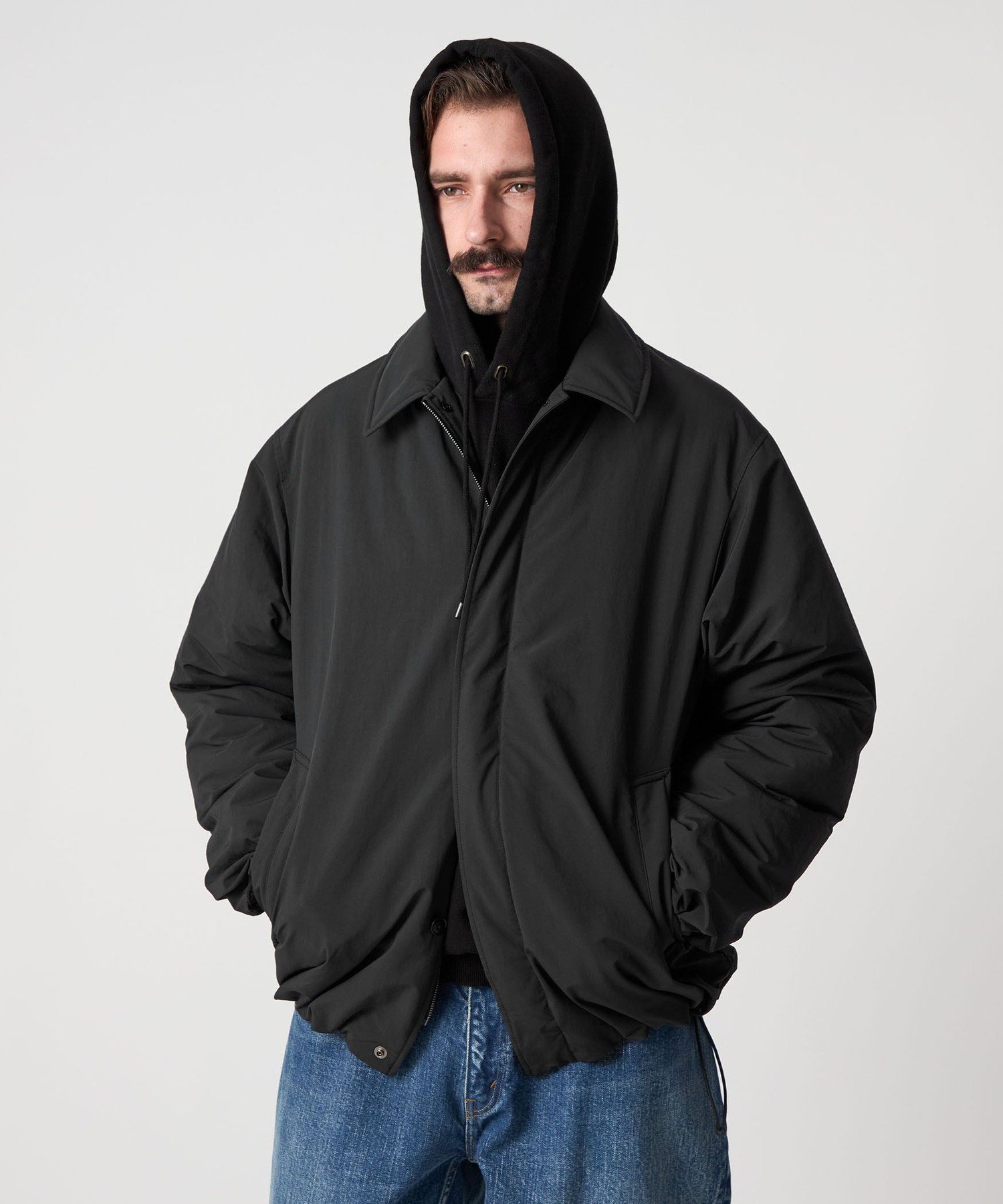 Steven Alan ダルマ バルカラー ジャケット S オリーブ 24AW Steven Alan ダルマ バルカラー ジャケット スティーブンアラン M