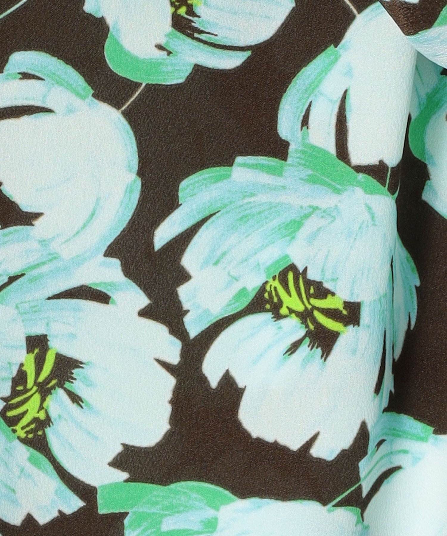 TOMORROWLAND｜フェザリーフラワープリント ボウタイブラウス