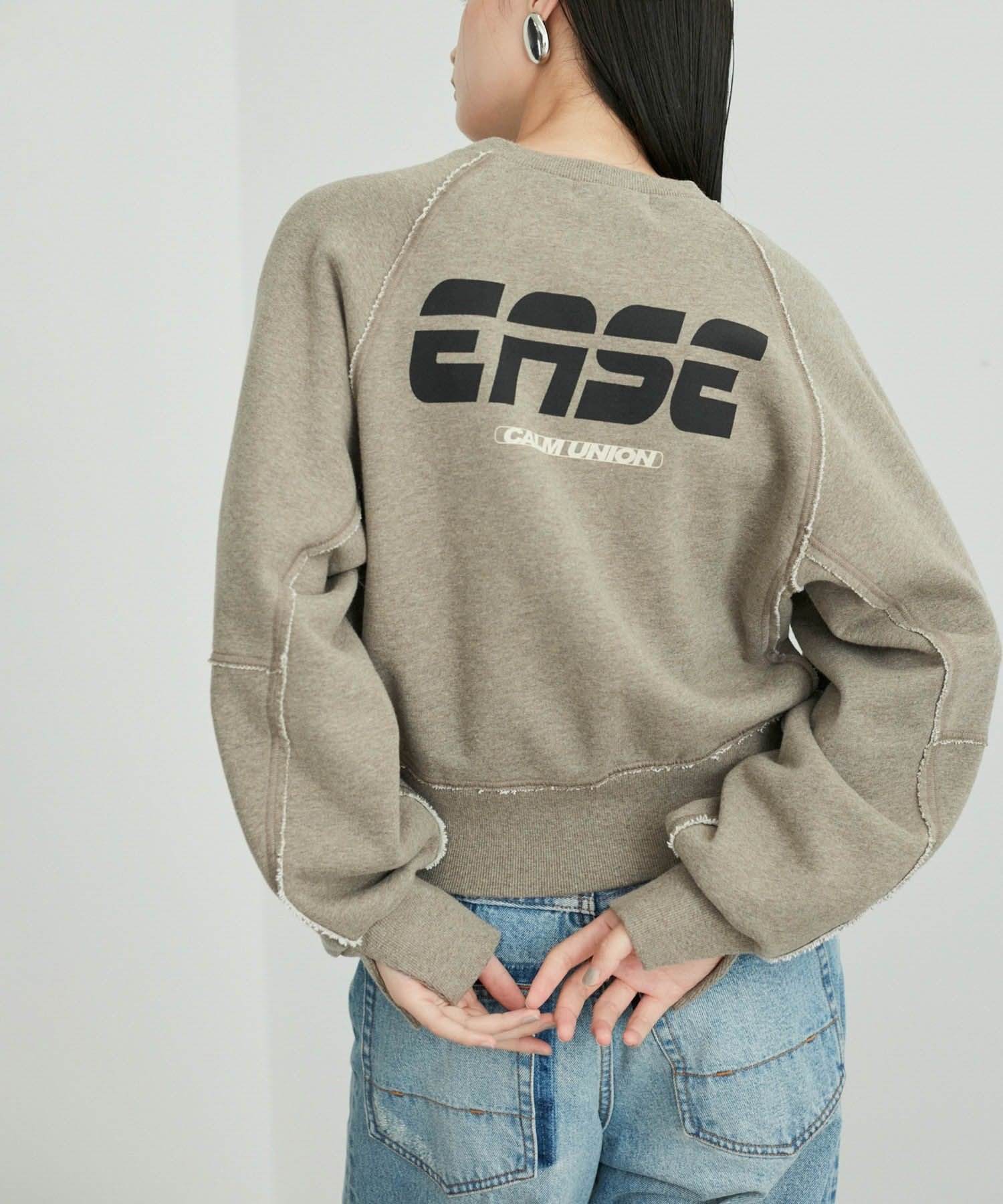 ADAM ET ROPE'｜スリットリブスウェット | Rakuten Fashion(楽天