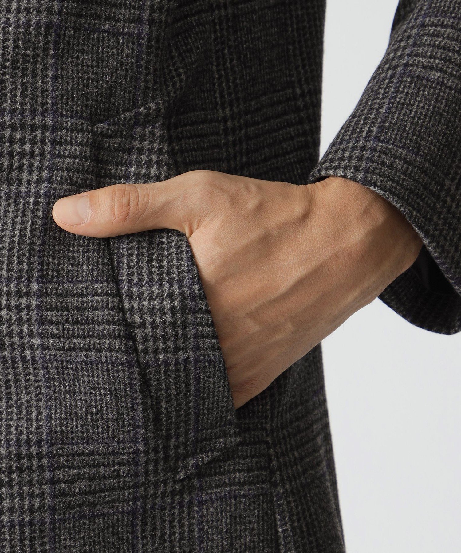 Paul Stuart｜【Nikkei magazine掲載】カシミヤ混スタンドカラーコート