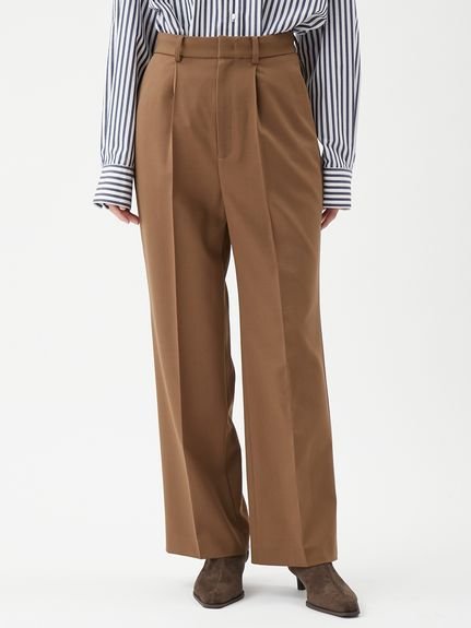 Mila Owen｜【セットアップ対応】ワンタックストレートスーツパンツ