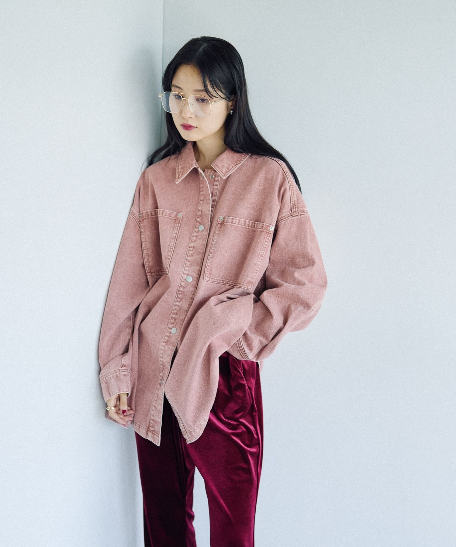 LEPSIM｜フリンジパッチ/BIGデニムシャツ | Rakuten Fashion(楽天