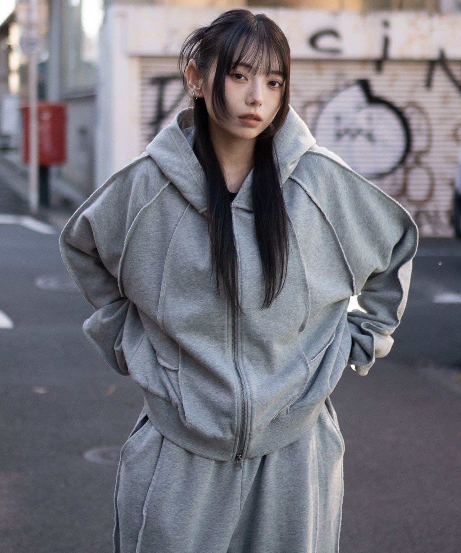 WEGO｜スウィッチングZIPパーカー | Rakuten Fashion(楽天ファッション