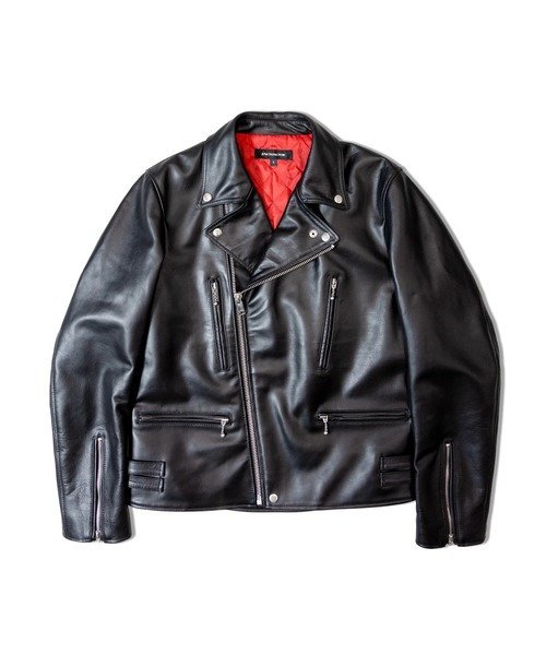 JACKROSE｜JE-BUFFARO CALF LEATHER DOUBLE RIDERS JACKET 2025(MENS