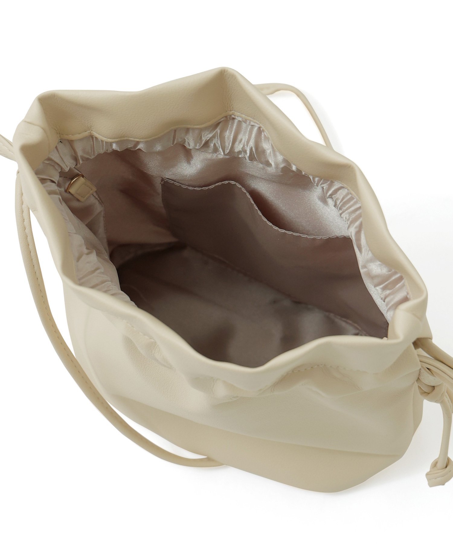 bflat｜2way フェイクレザー巾着バッグ | Rakuten Fashion(楽天