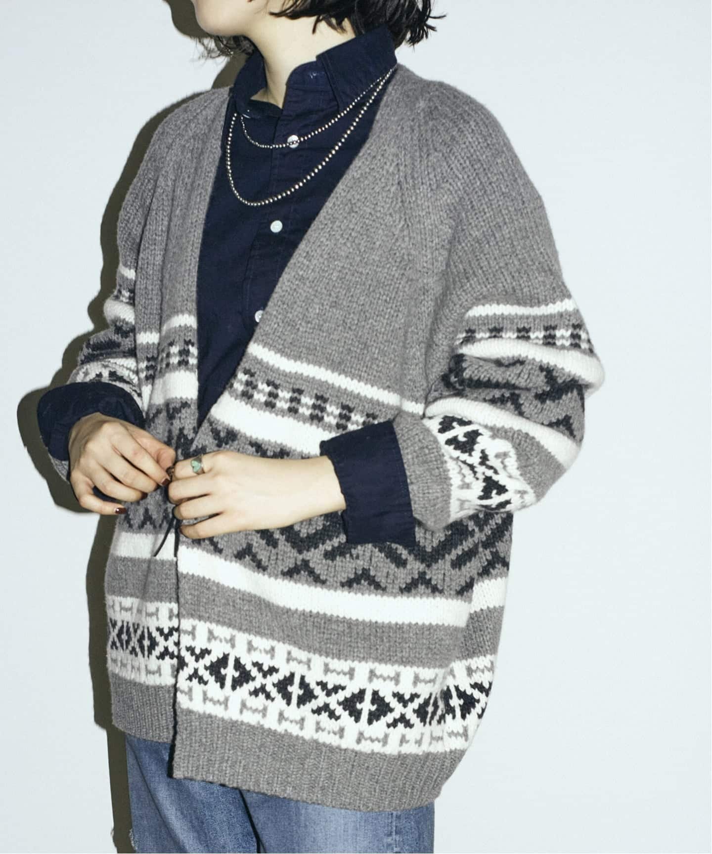 FRAMeWORK｜ジャガードカーディガン | Rakuten Fashion(楽天