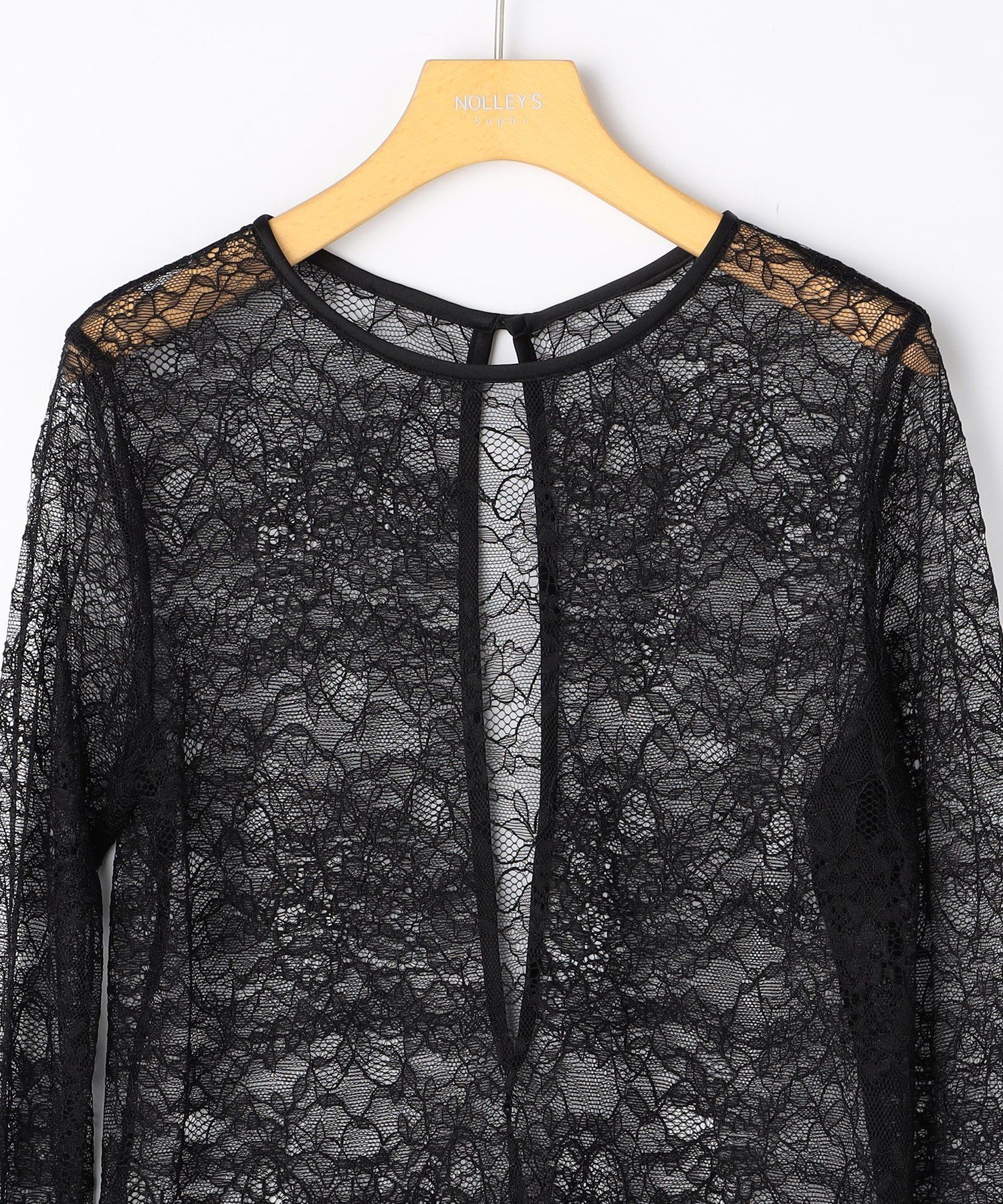 NOLLEY'S｜ウォッシャブルラッセルレースTブラウス | Rakuten Fashion