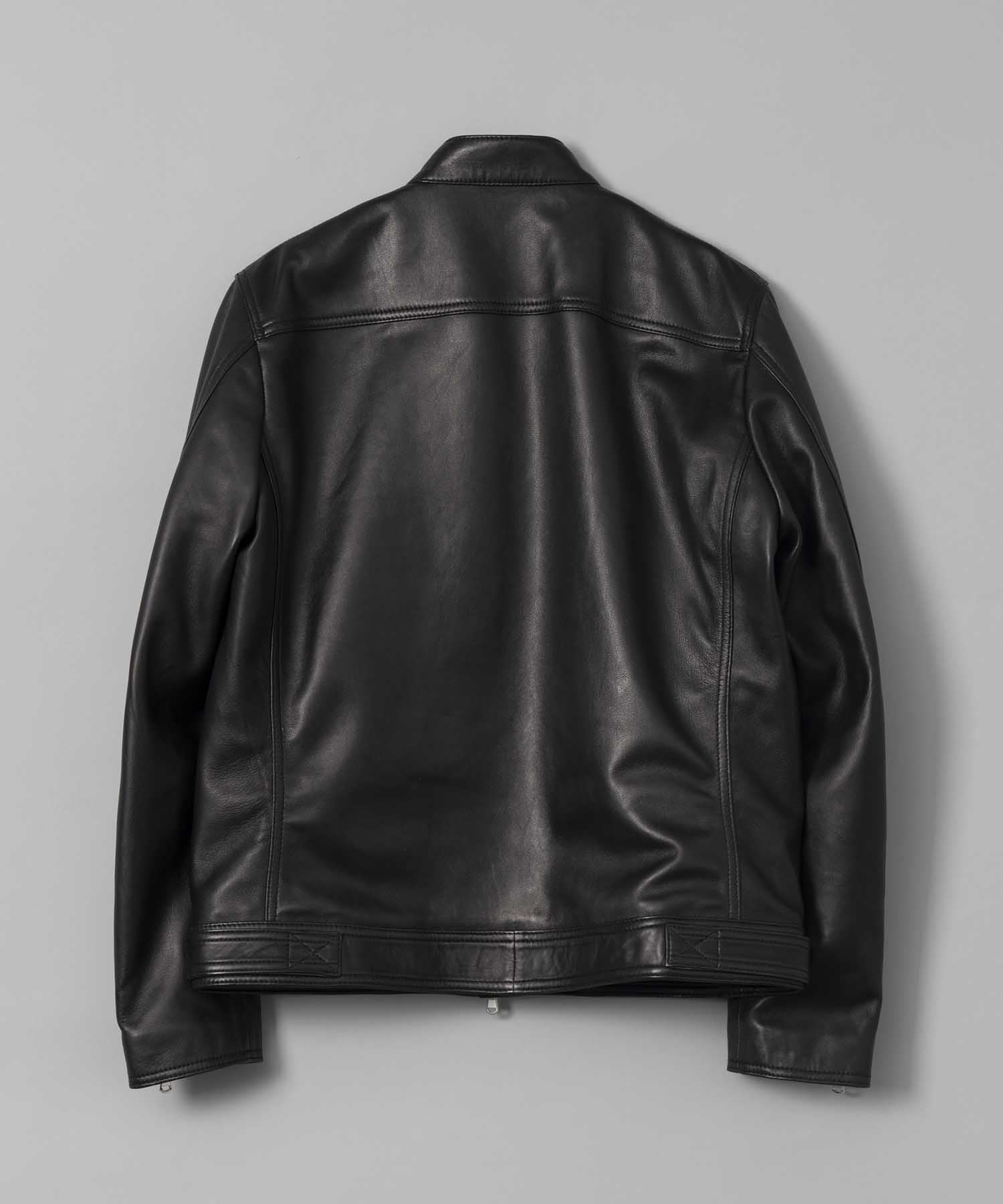 MAISON SPECIAL｜Dress-Fit Sheep Leather Single Rider Jacket