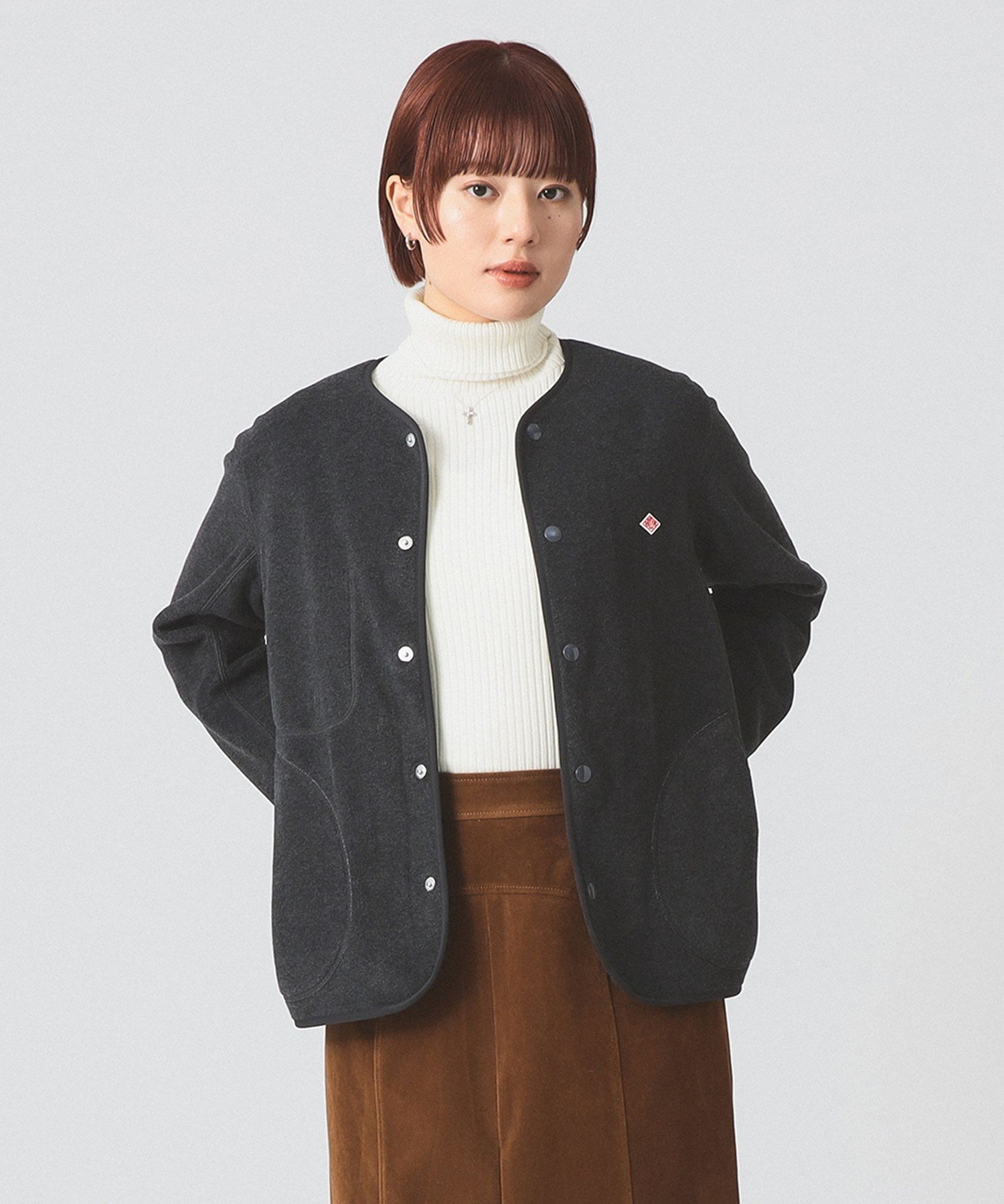 BEAMS WOMEN｜【ダントン/フリース/ノーカラー/軽量/旅行】DANTON