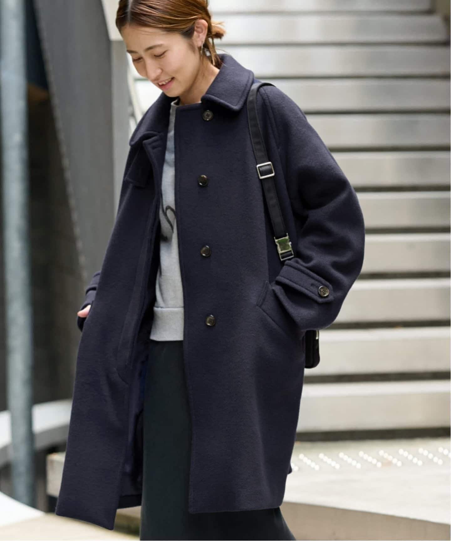 FRAMeWORK｜≪追加≫ラムウールMIXシャルムバルカラーコート 2