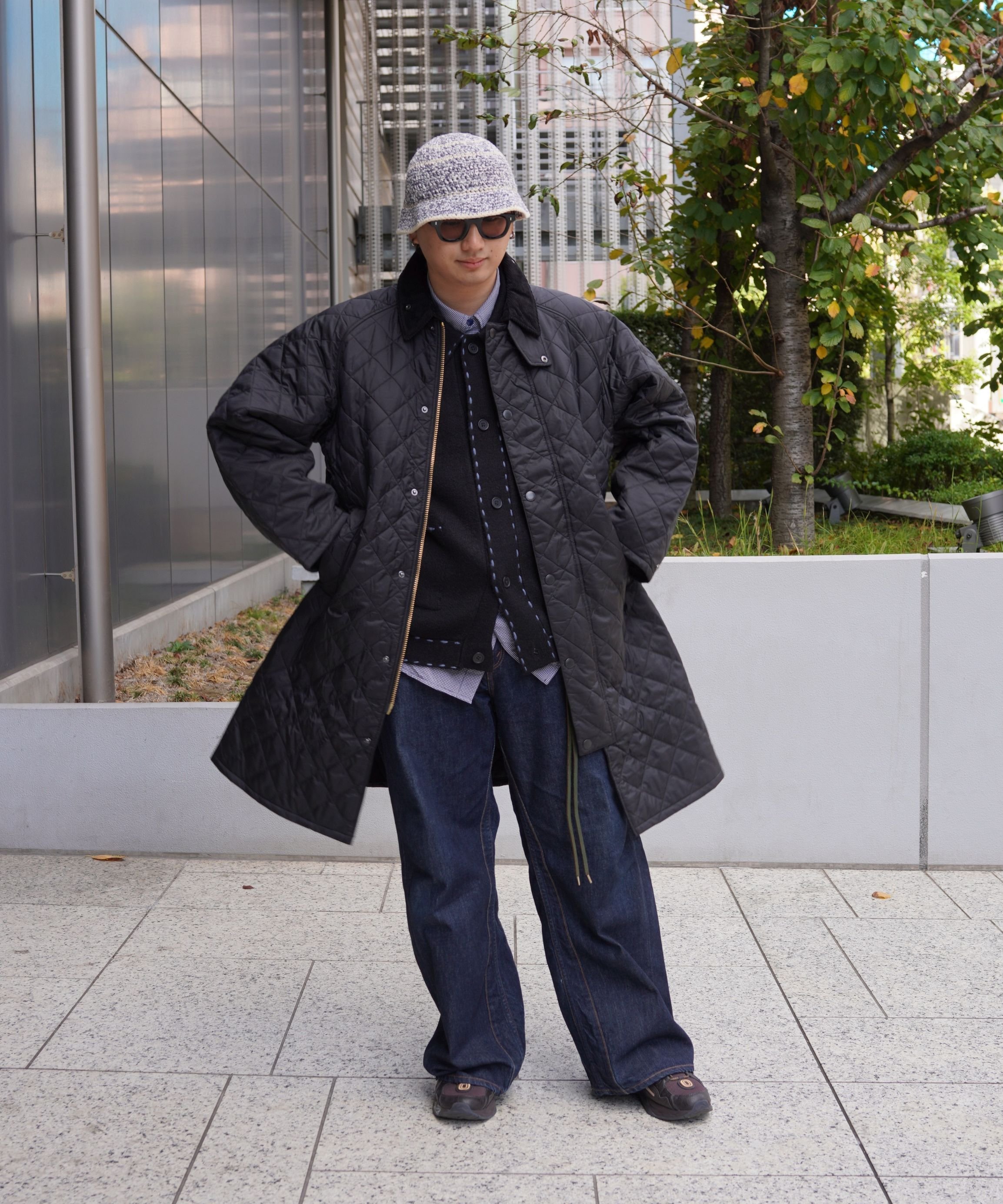 BEAVER｜Barbour/バブアー EXMOOR QUILTING MID-LENGTH COAT エクス