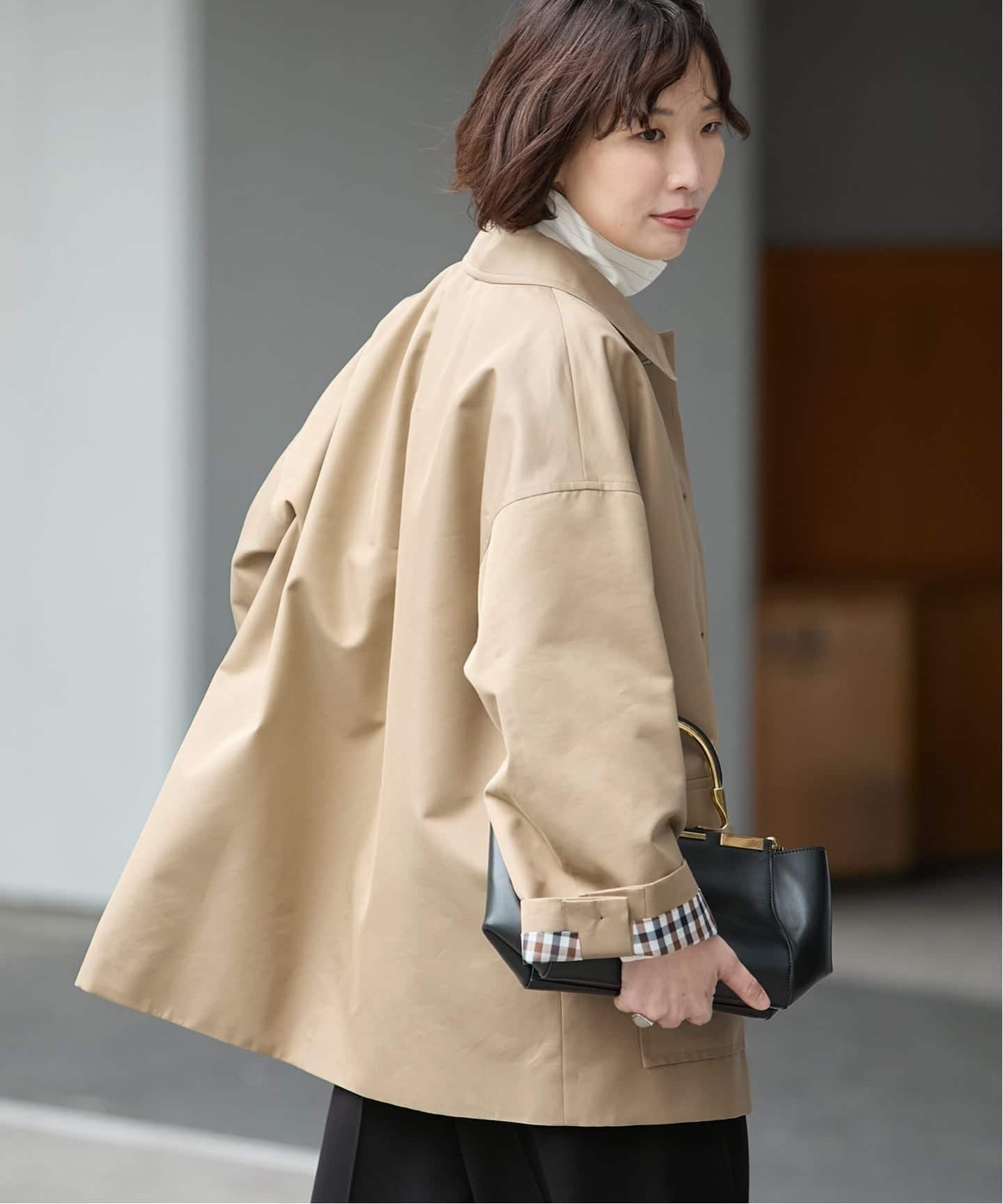 JOURNAL STANDARD L'ESSAGE｜【別注】Aquascutum*LESSAGEショート